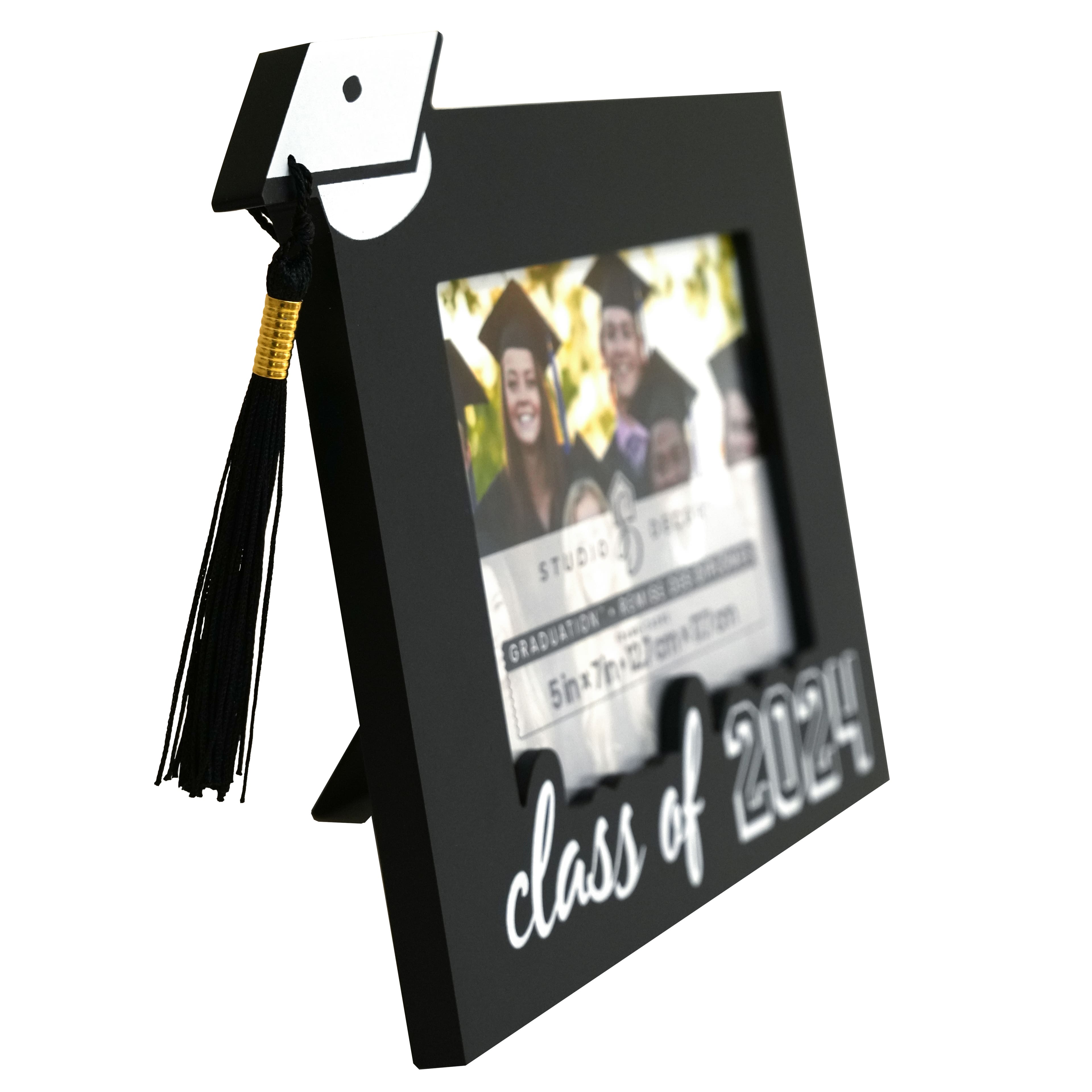 Black 5&#x22; x 7&#x22; Class of 2024 Frame, Graduation&#x2122; by Studio D&#xE9;cor&#xAE;