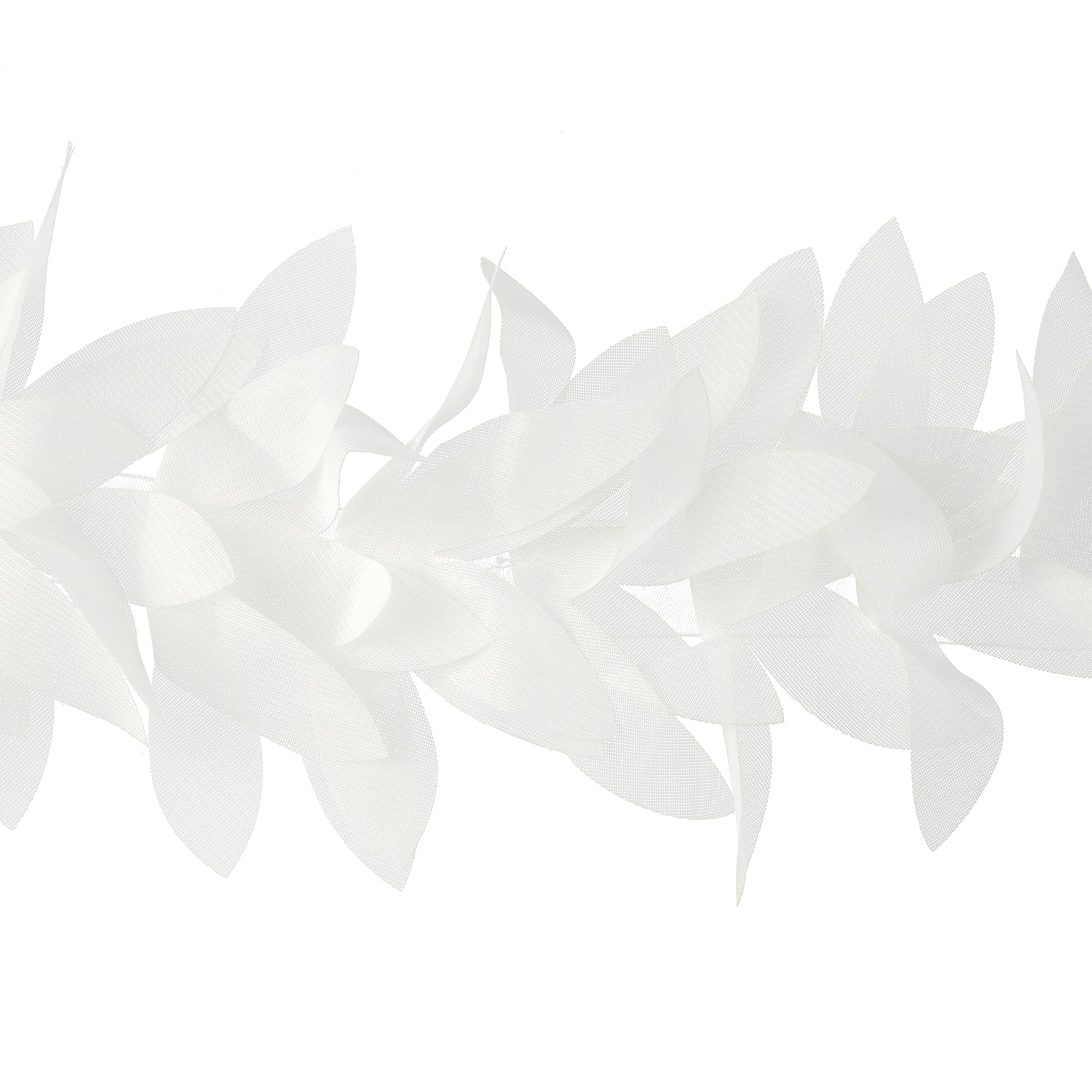 4&#x22; Chiffon Leaf Trim Ribbon by Celebrate It&#xAE;