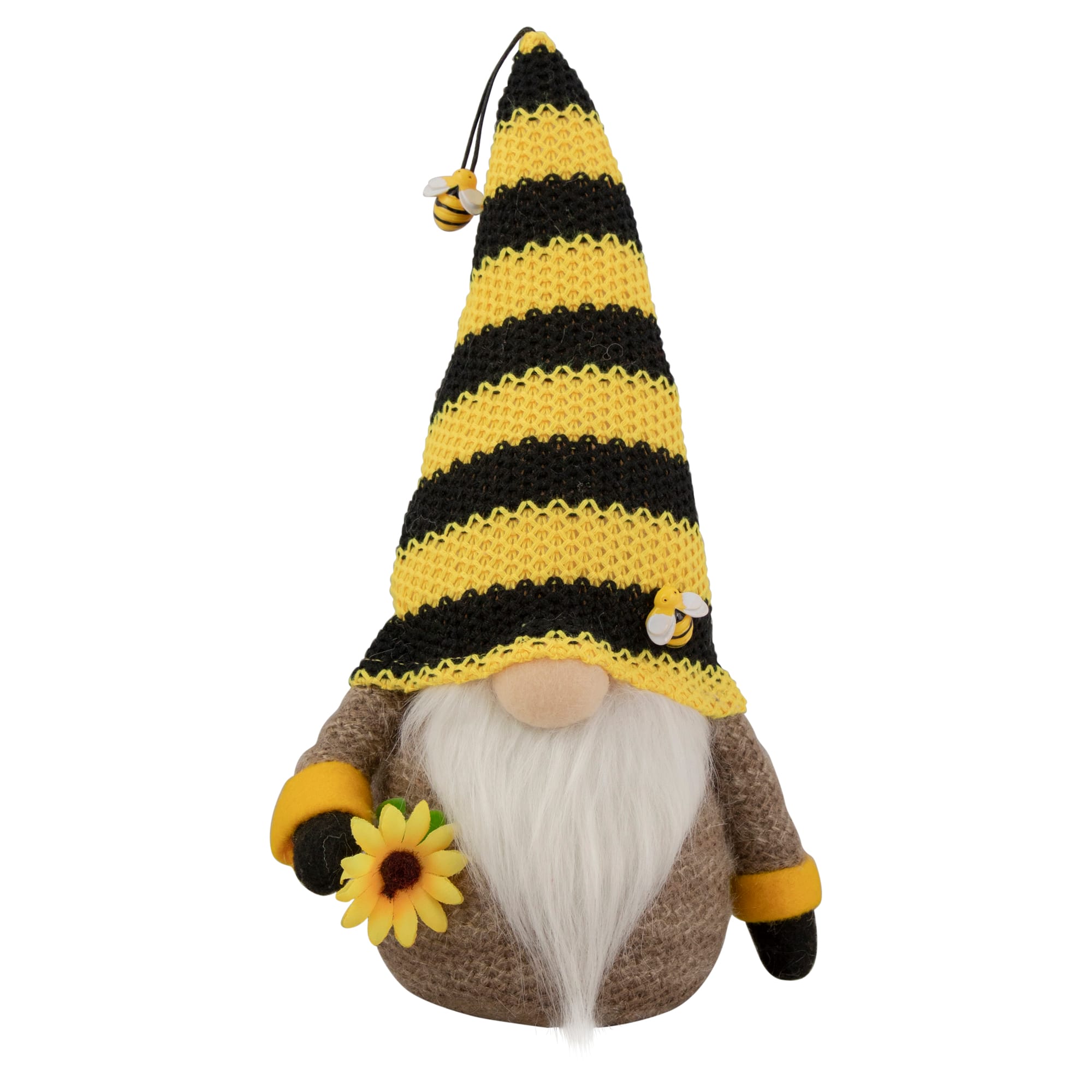10.75&#x22; Bumblebee &#x26; Sunflower Springtime Gnome