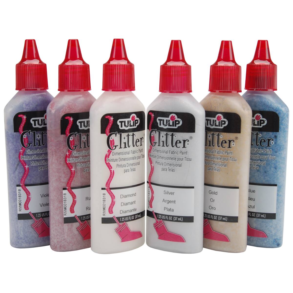 Tulip&#xAE; 6 Color Dimensional Fabric Paint Set