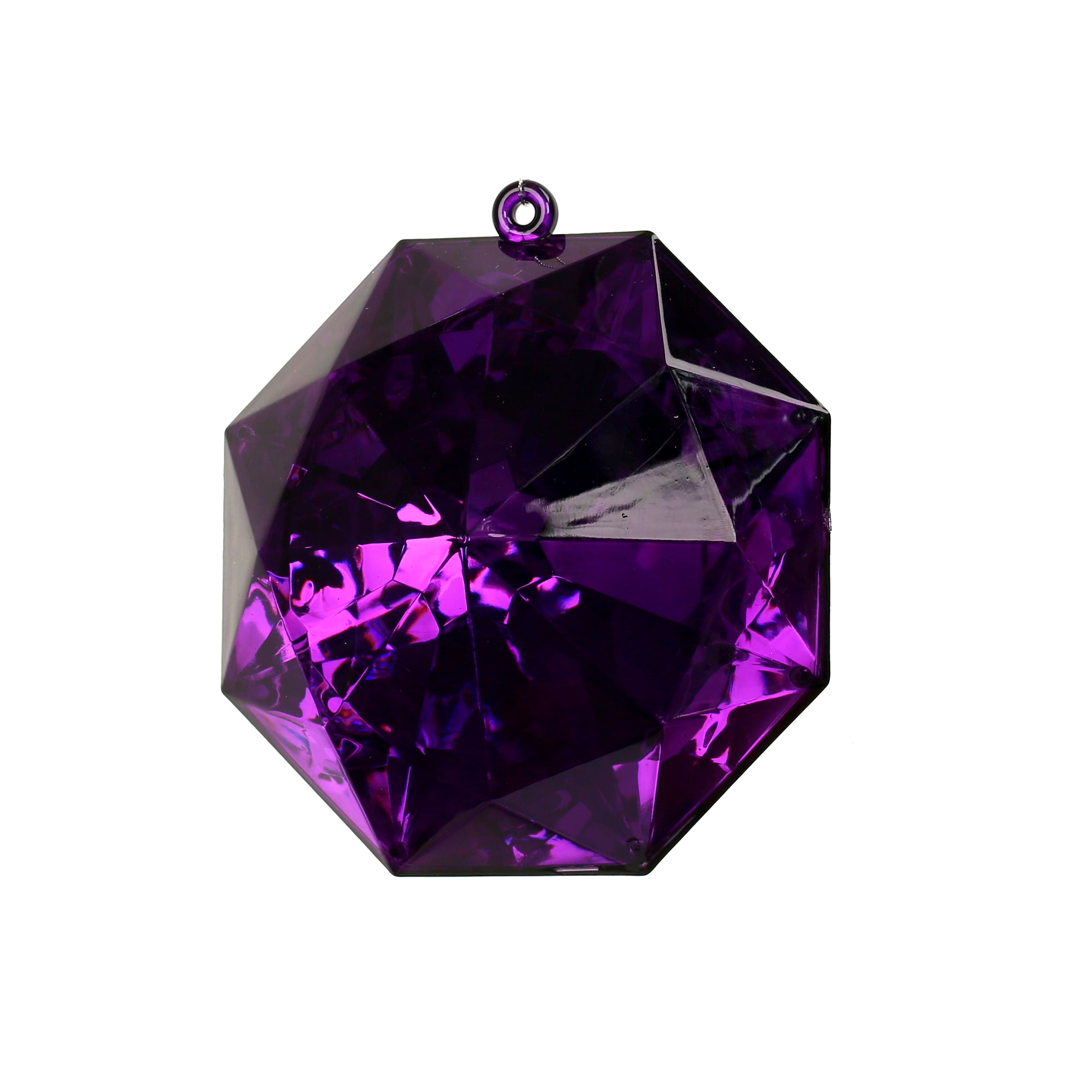 6&#x22; Faceted Round Gem Ornament by Ashland&#xAE;