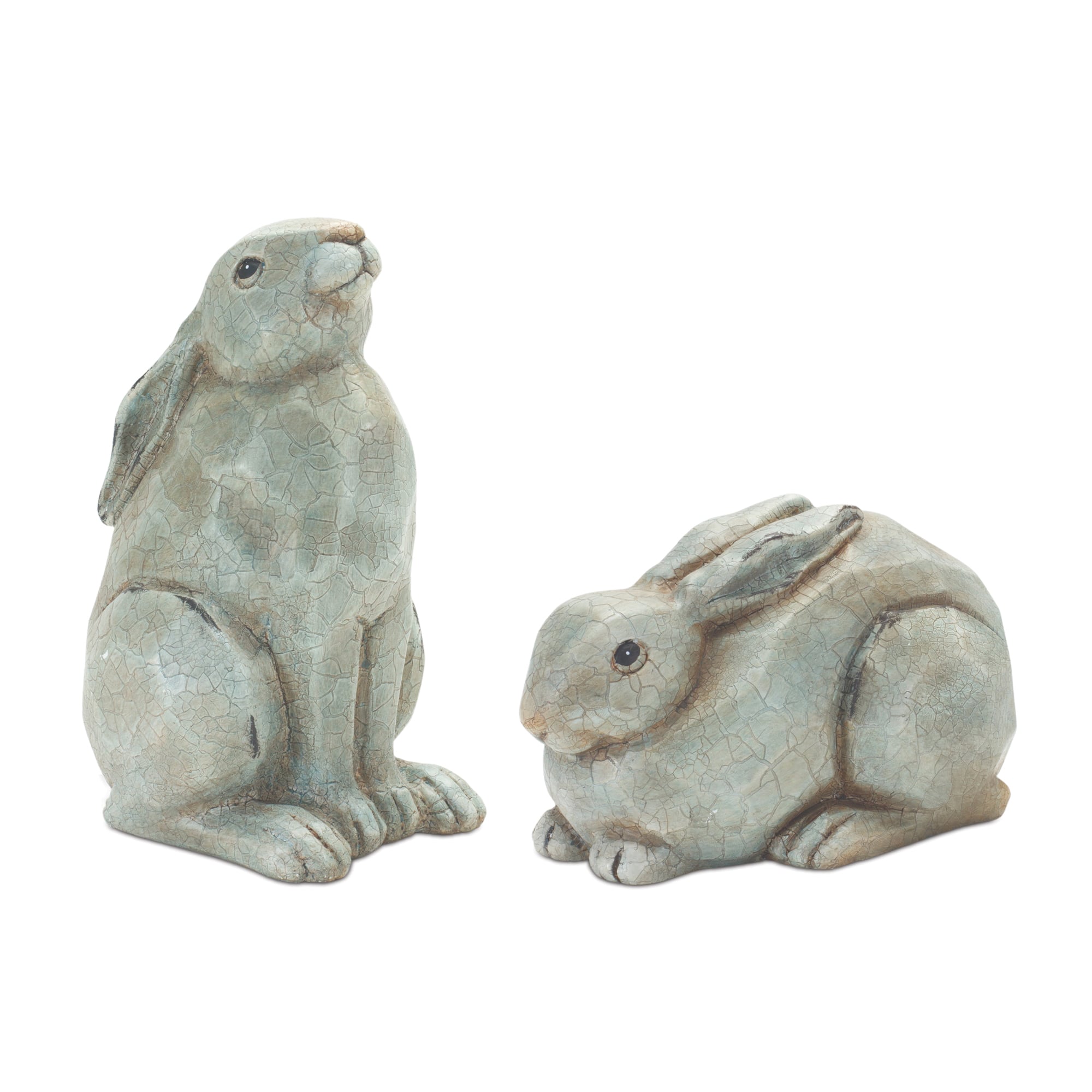 Garden Rabbit Figurine Set
