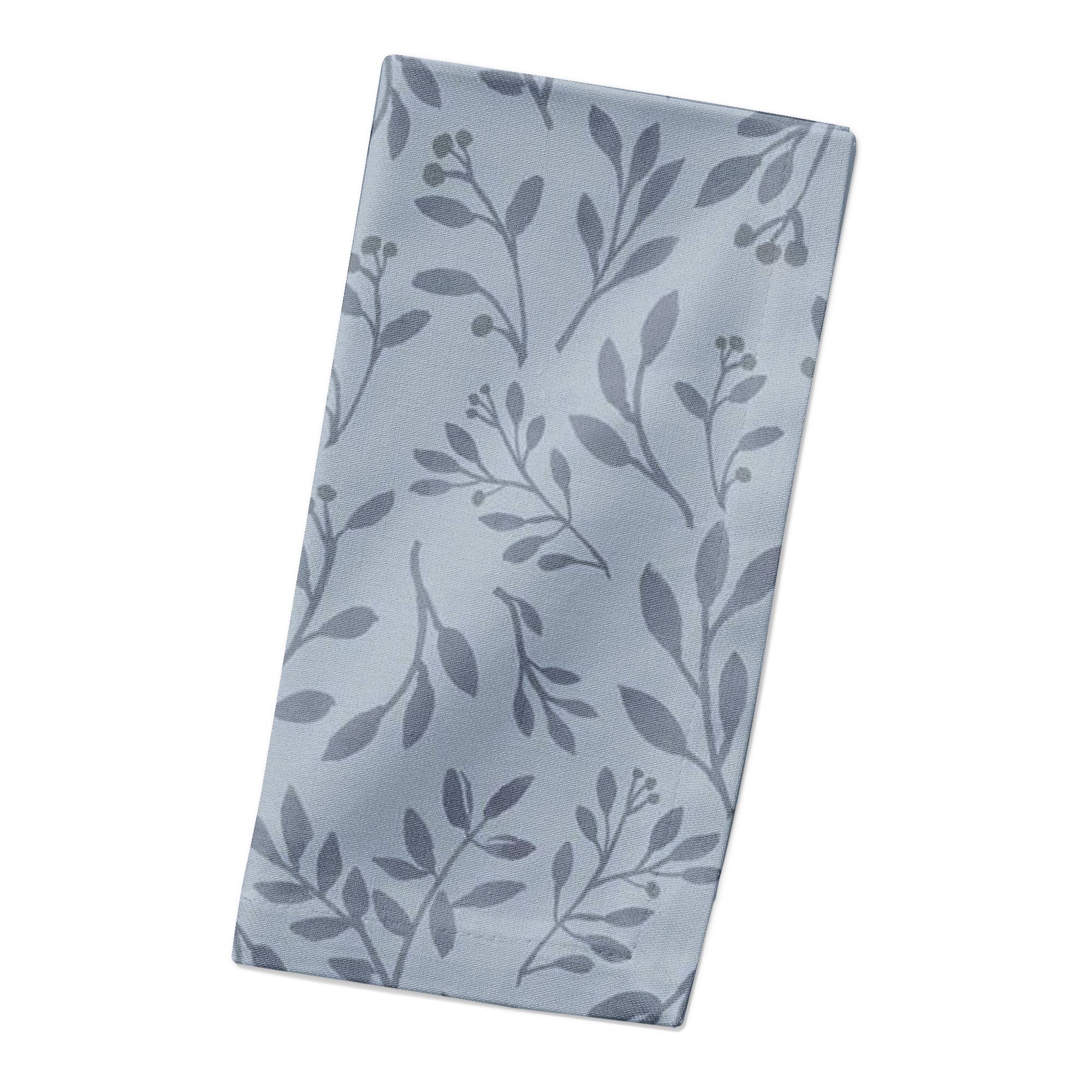 Delicate Floral Cotton Twill Napkin