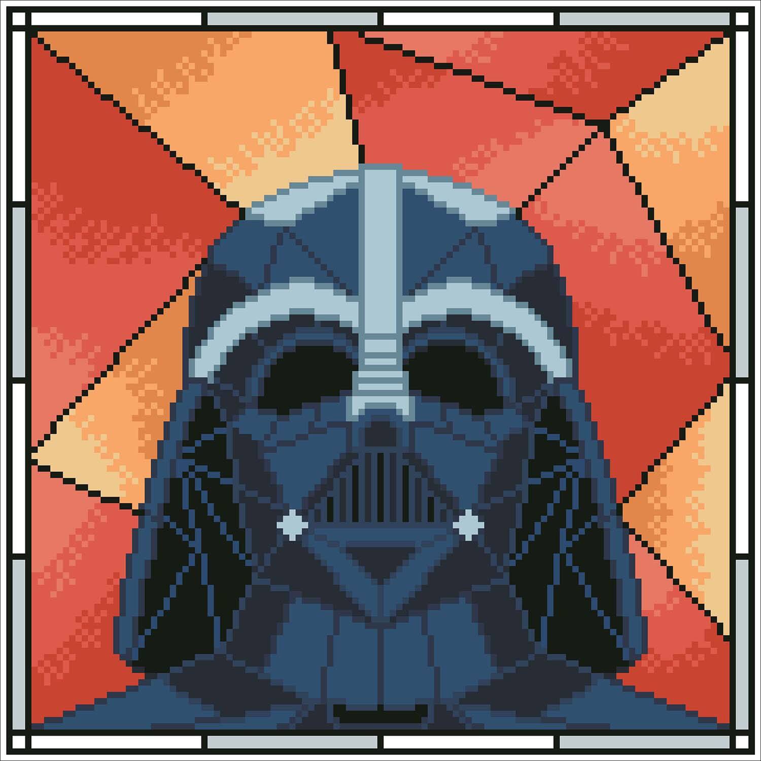 Camelot® Dots Darth Vader Stained Glass Diamond Painting Kit