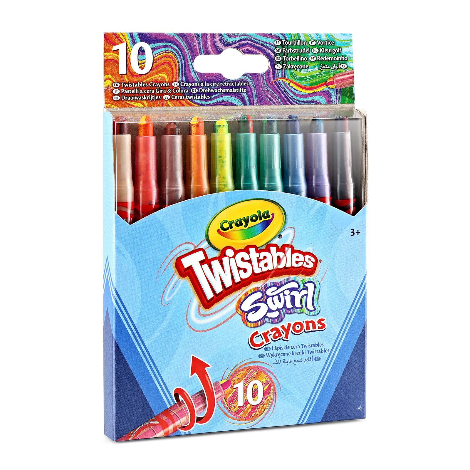 Crayola® SWIRL Mini Twistable Crayons, 6 Packs of 10