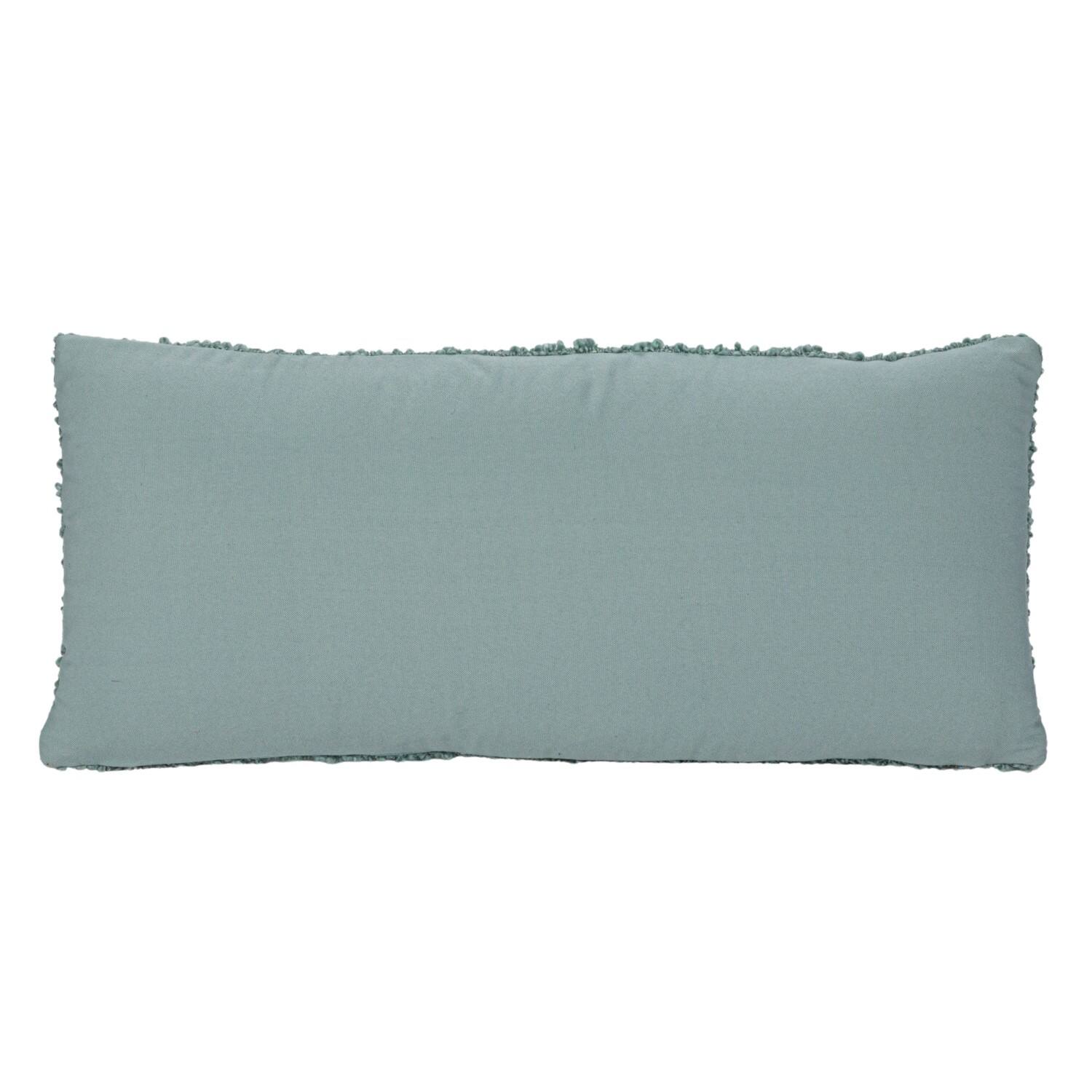 Hello Honey® 28" x 12" Dusty Blow Hand-Woven Fabric Indoor & Outdoor Lumbar Pillow