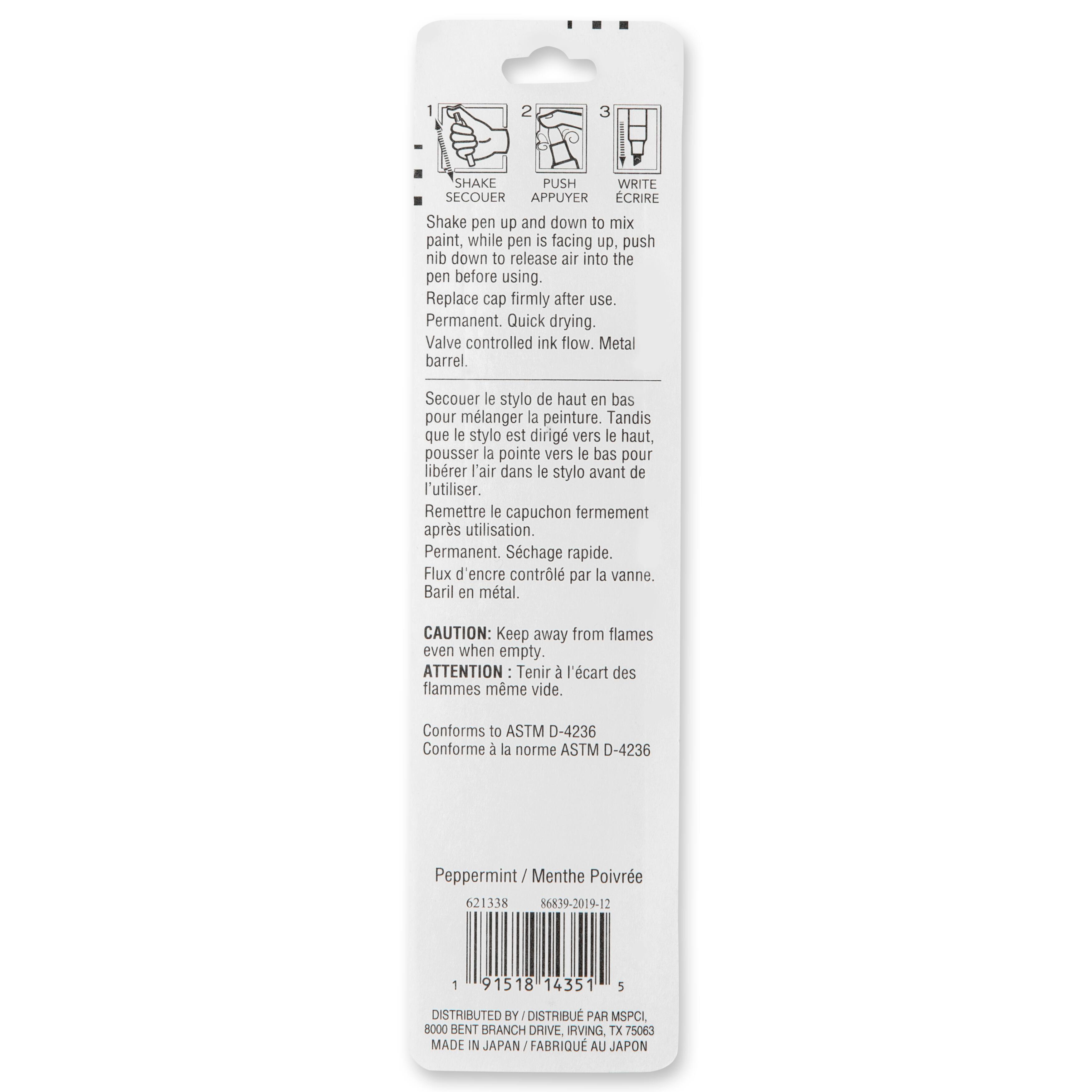 12 Pack Chisel Tip MultiSurface Premium Paint Pen by Craft Smart