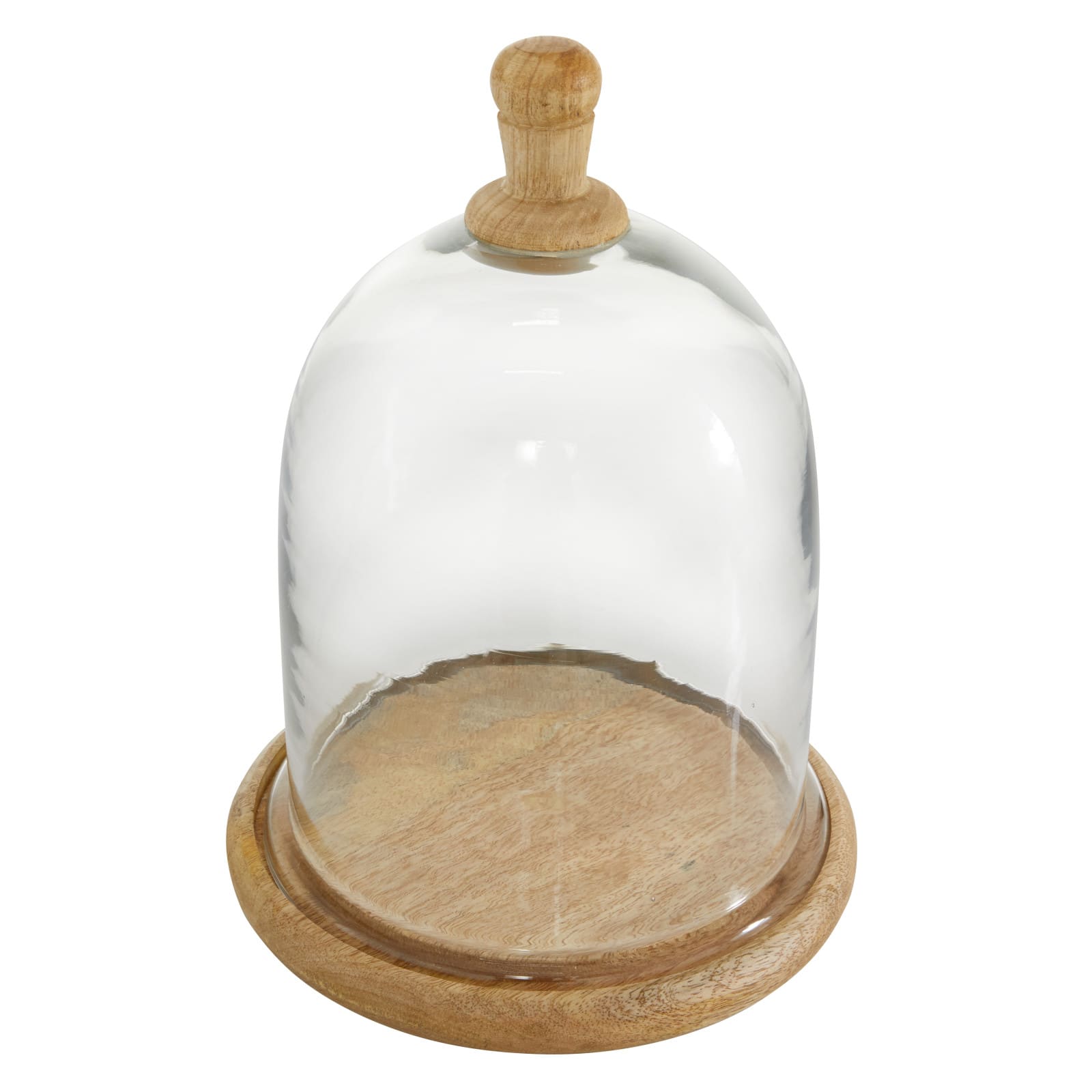 11&#x22; Clear Glass Farmhouse Serving Tray