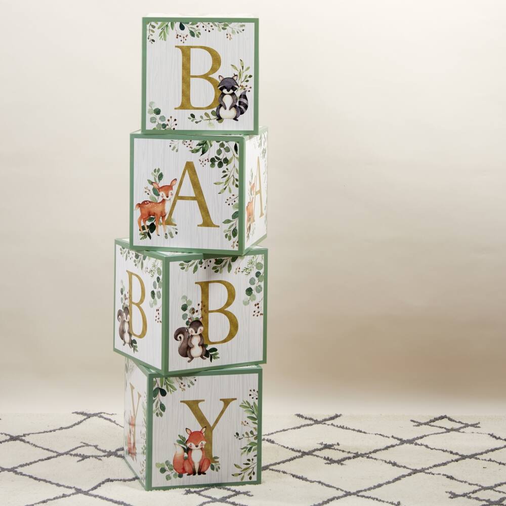 Kate Aspen&#xAE; Woodland Baby Block Box Set