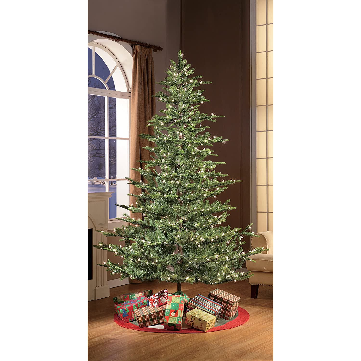 6.5ft. PreLit Aspen Fir Artificial Christmas Tree, Clear Lights Michaels