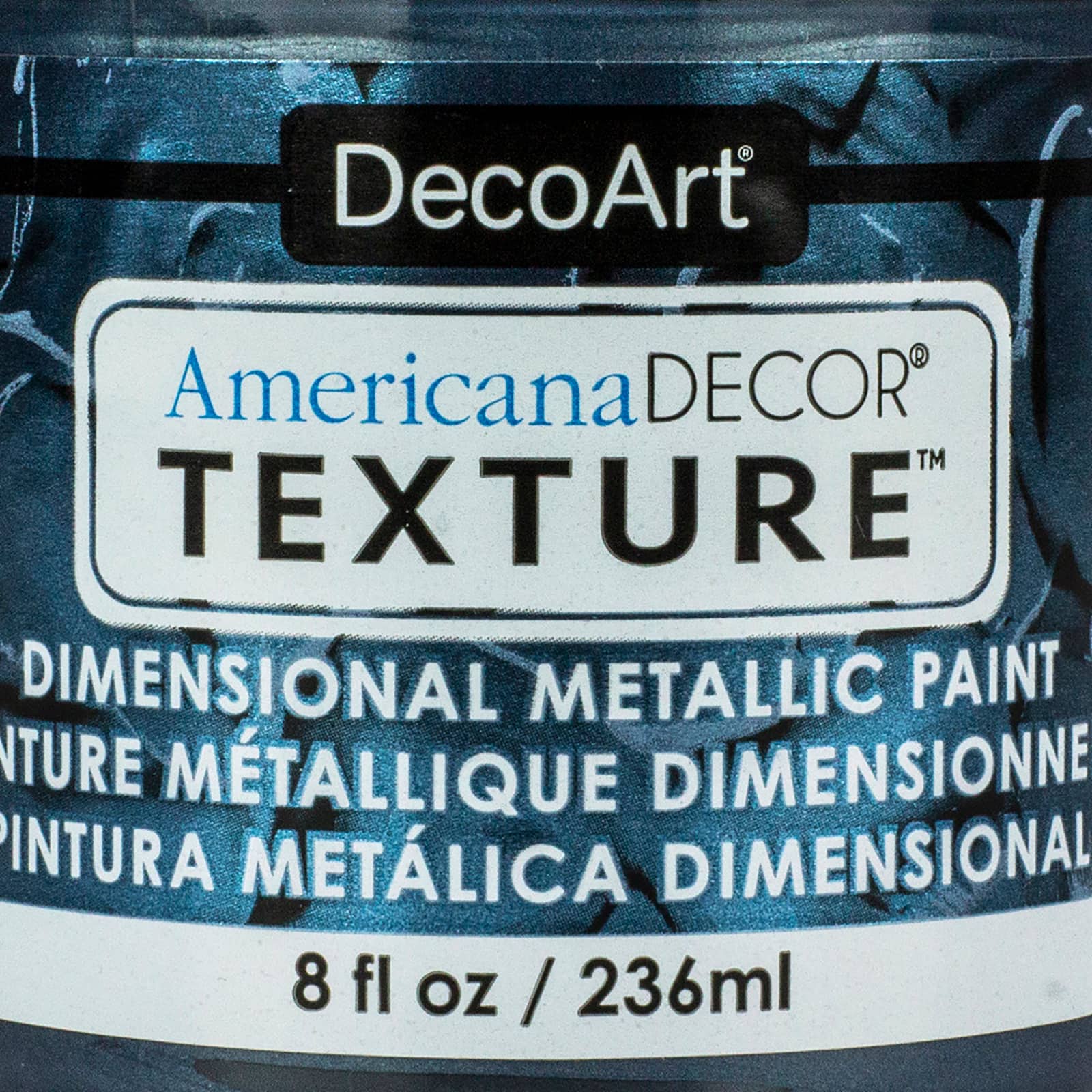 6 Pack: DecoArt&#xAE; Americana D&#xE9;cor&#xAE; Texture&#x2122; Dimensional Metallic Paint
