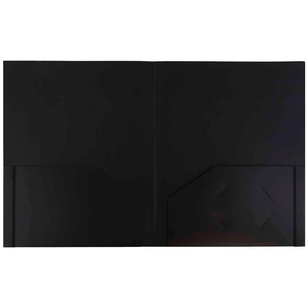 JAM Paper Heavy Duty Plastic 2-Pocket Folders, 6ct.