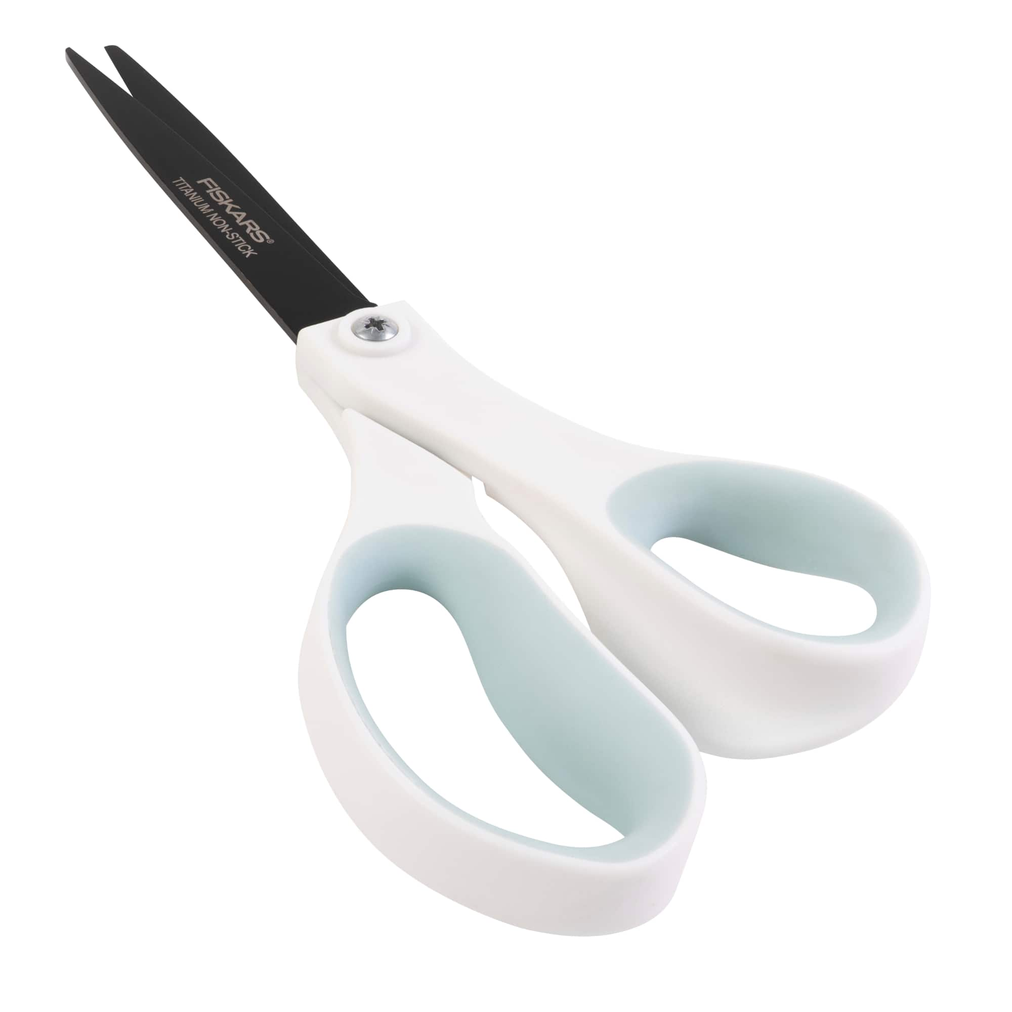 12 Pack: Fiskars&#xAE; Nonstick Titanium Softgrip&#xAE; Fashion Scissors