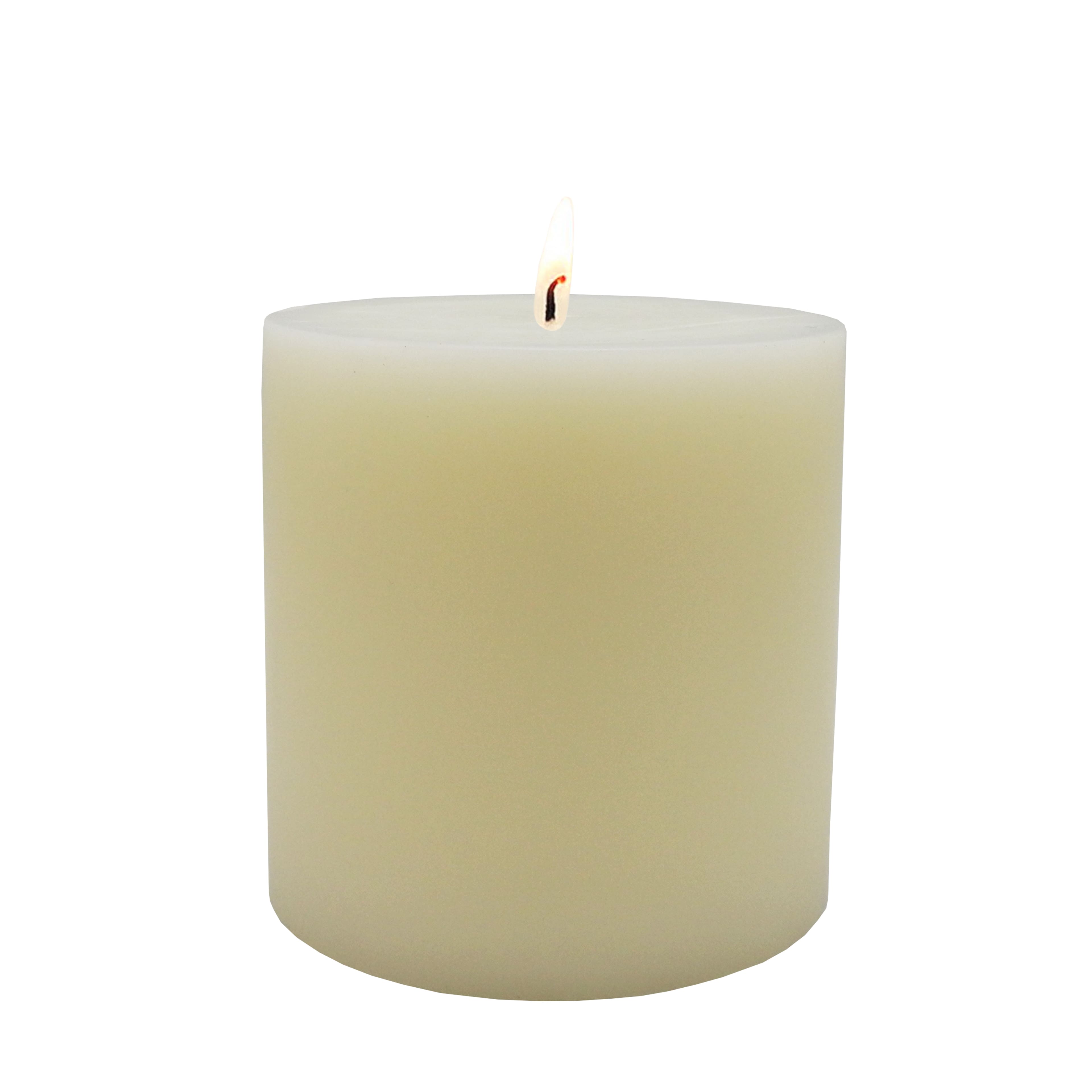 12 Pack: 4" x 4" Ivory Pillar Candle by Ashland®