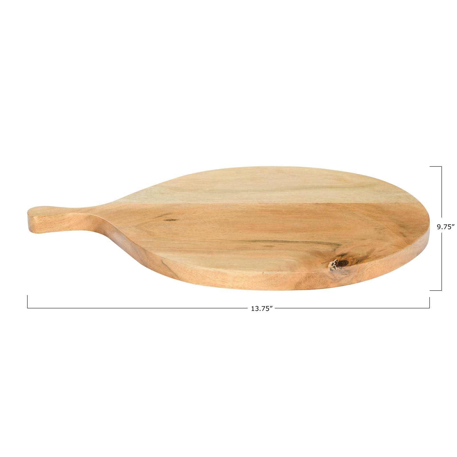 Hello Honey® 13.75" Round Acacia Wood Cheese/Cutting Board with Handle
