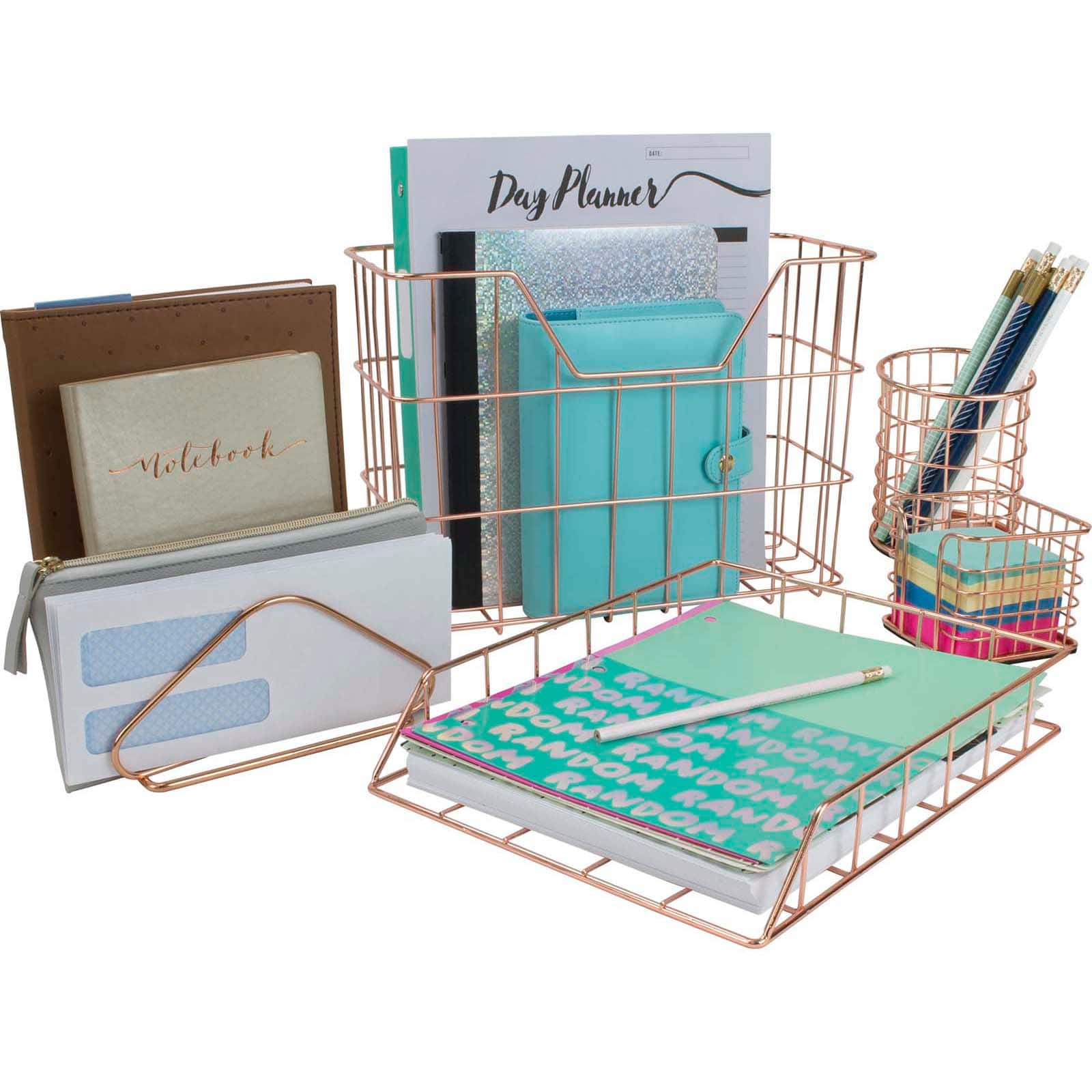 Sorbus 5-Piece Desk Organizer Set for Home &#x26; Office