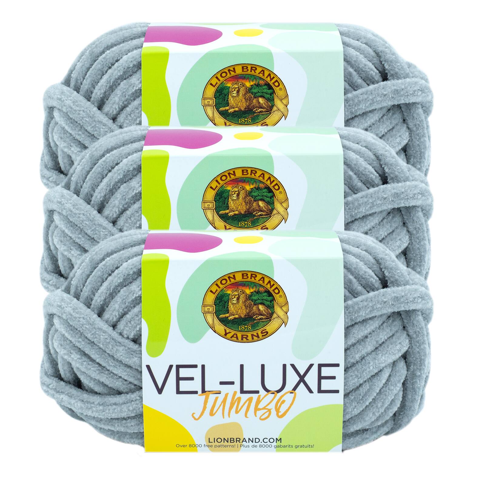 3 Pack Lion Brand® VelLuxe Jumbo Yarn Michaels