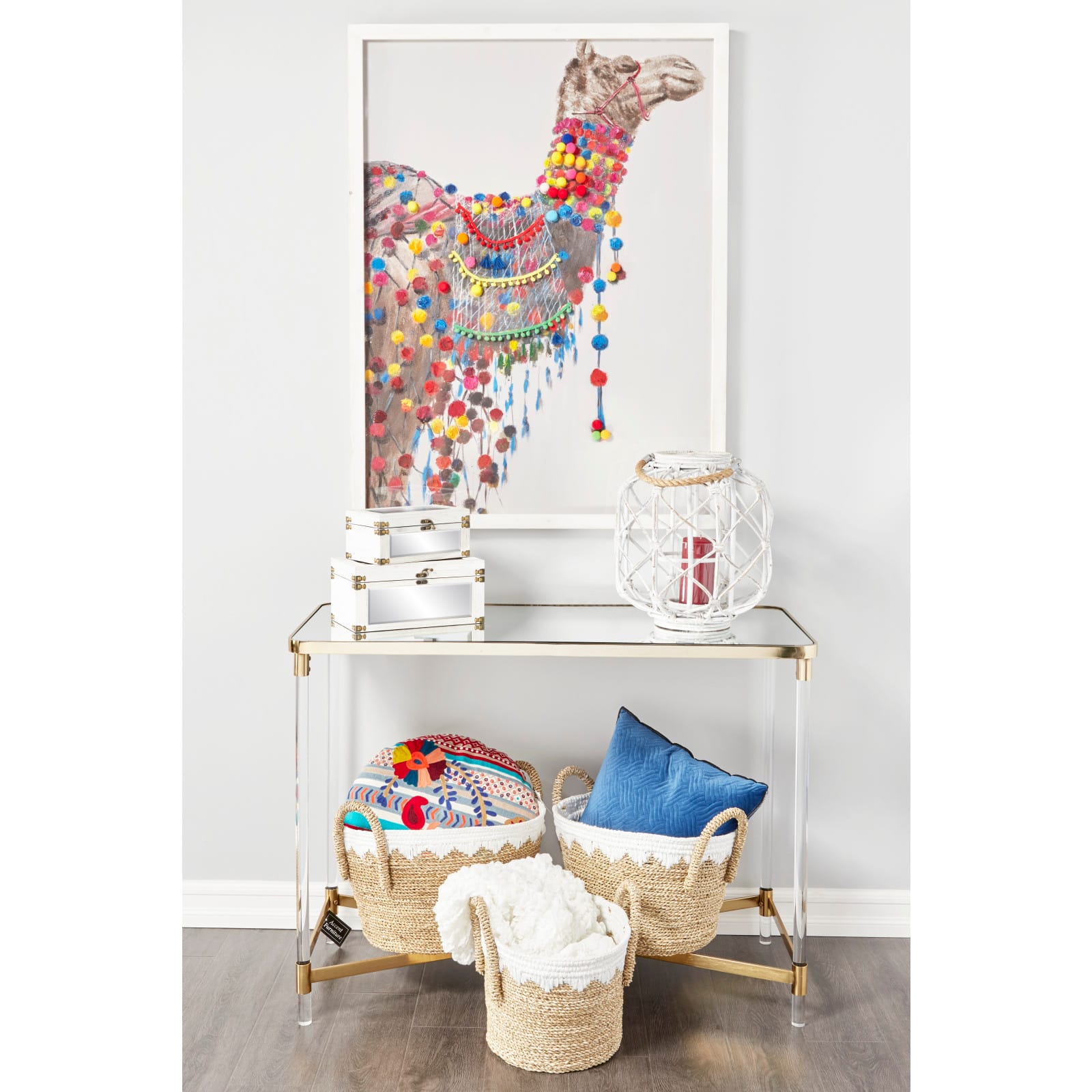 Brown Sea Grass Natural Storage Basket Set