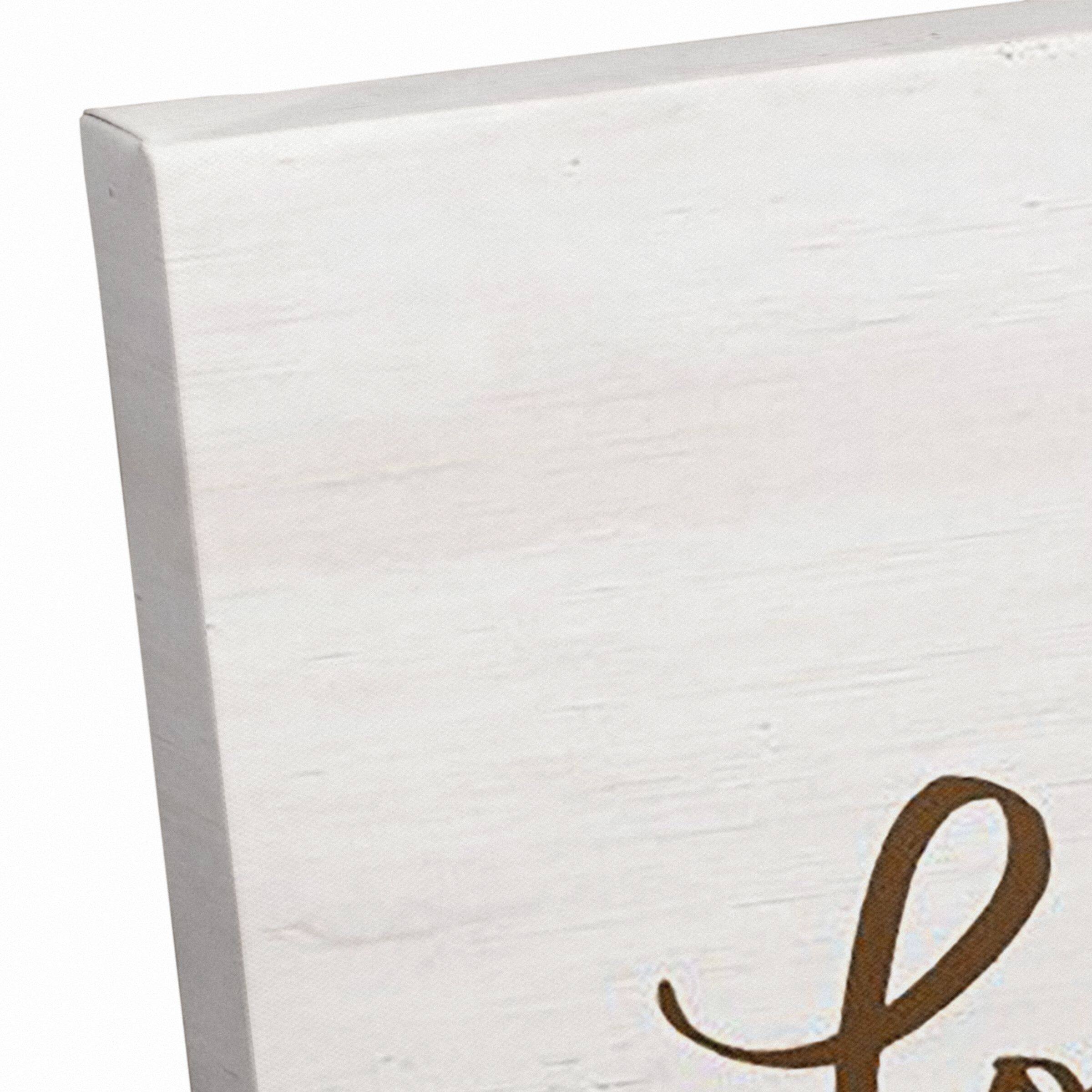 Love Overflows and Joy Never Ends 24" x 24" Canvas Wall Art