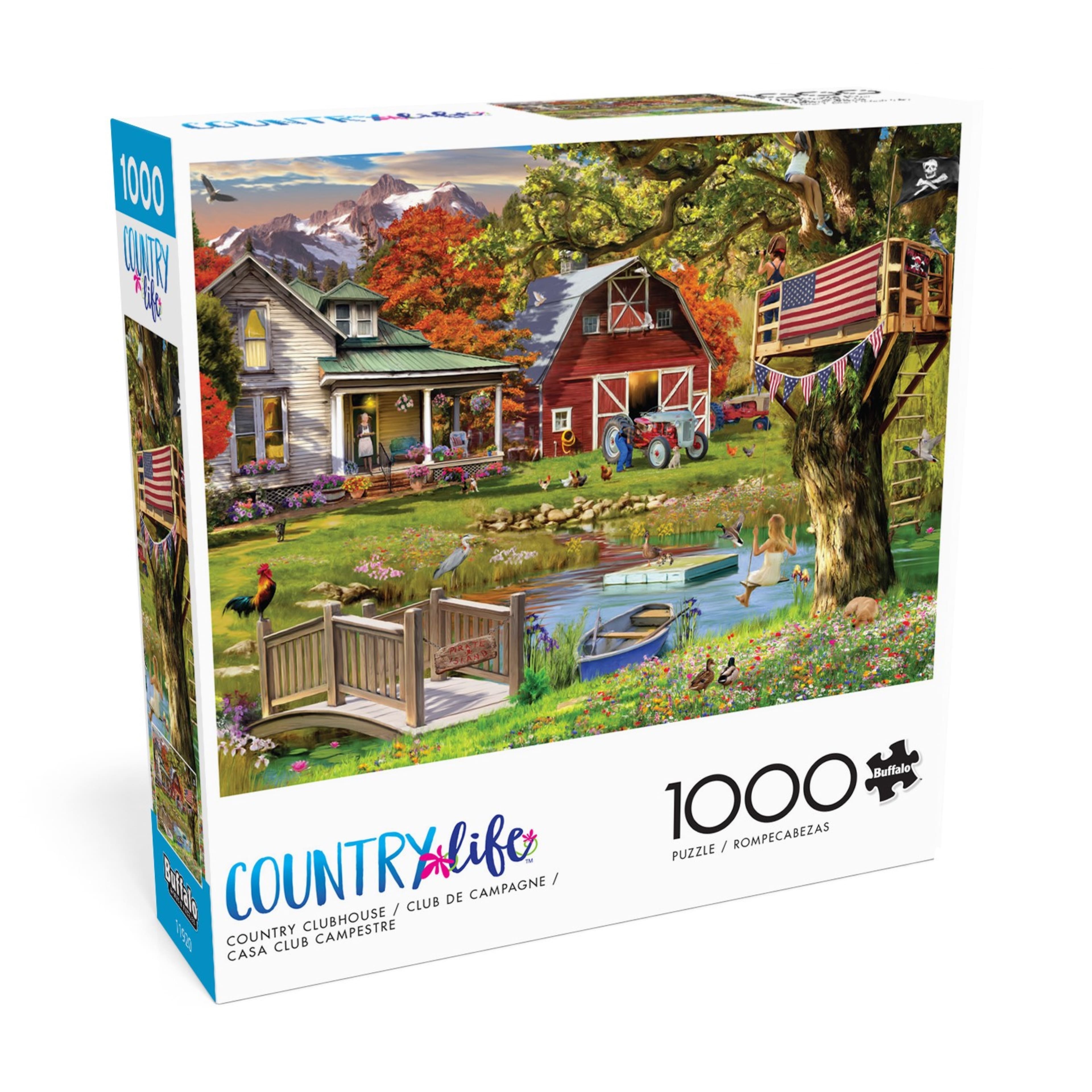 Assorted Country Life 1,000 Piece Puzzle