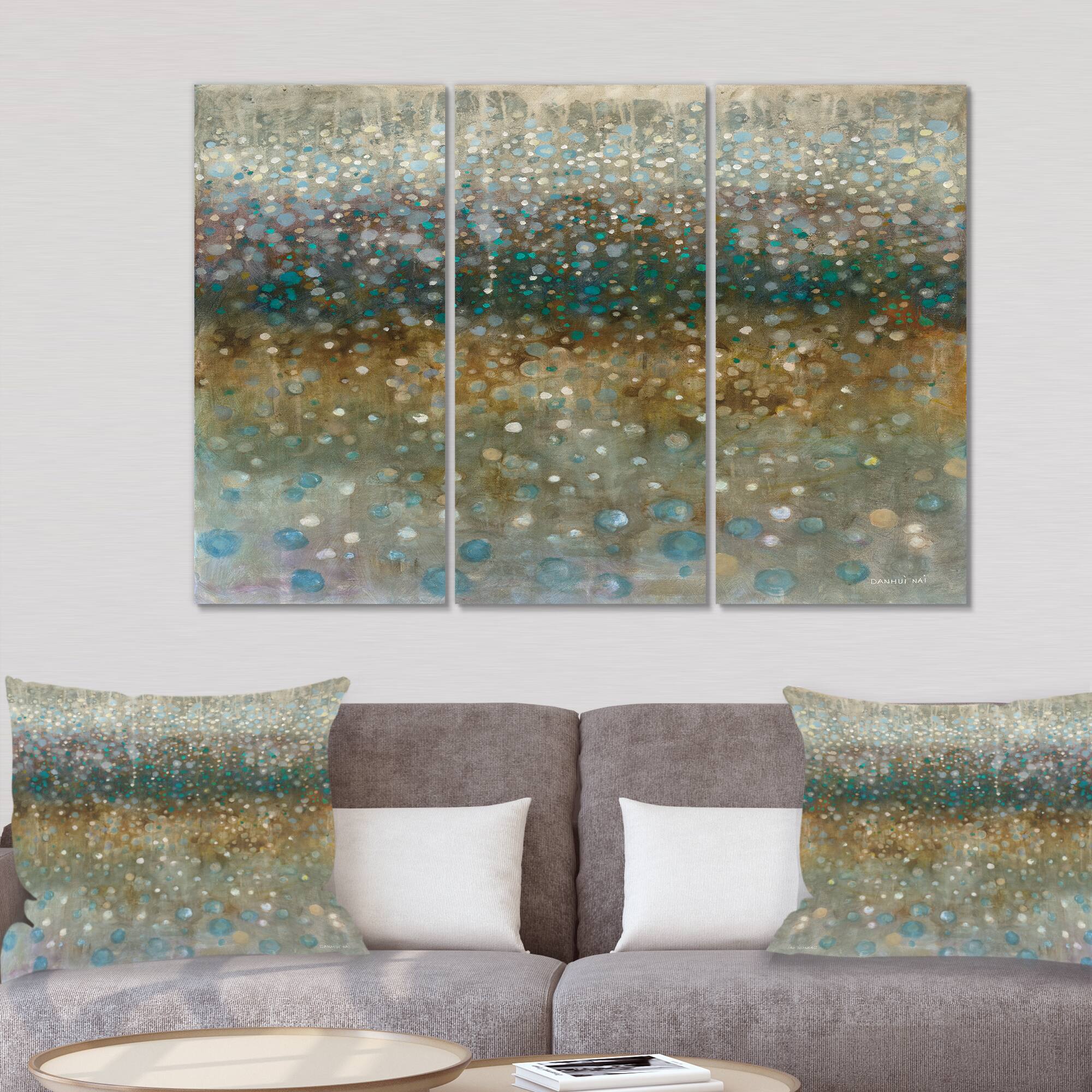 Designart - Brown Rain