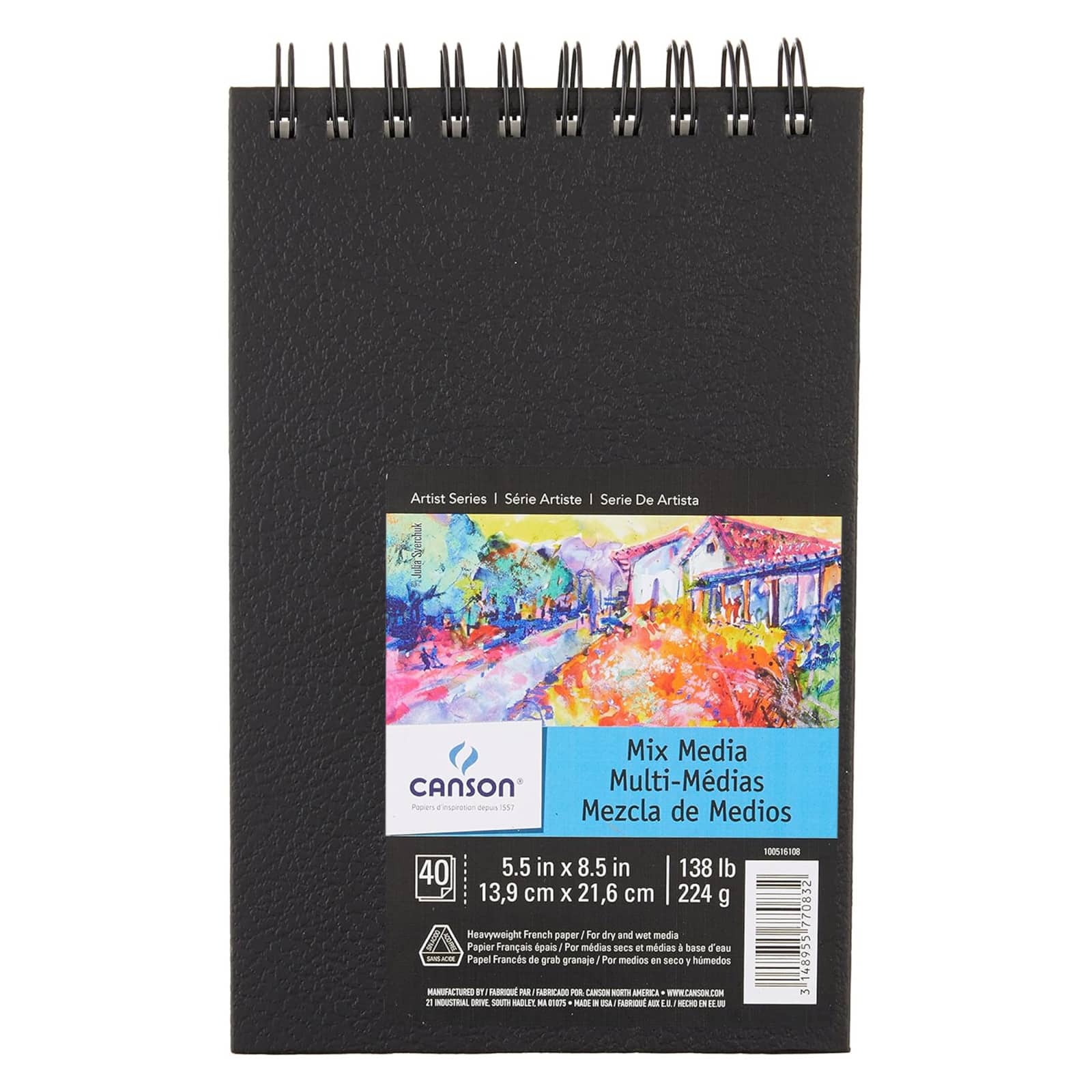 Canson&#xAE; Spiral Mixed Media Art&#x2122; Book