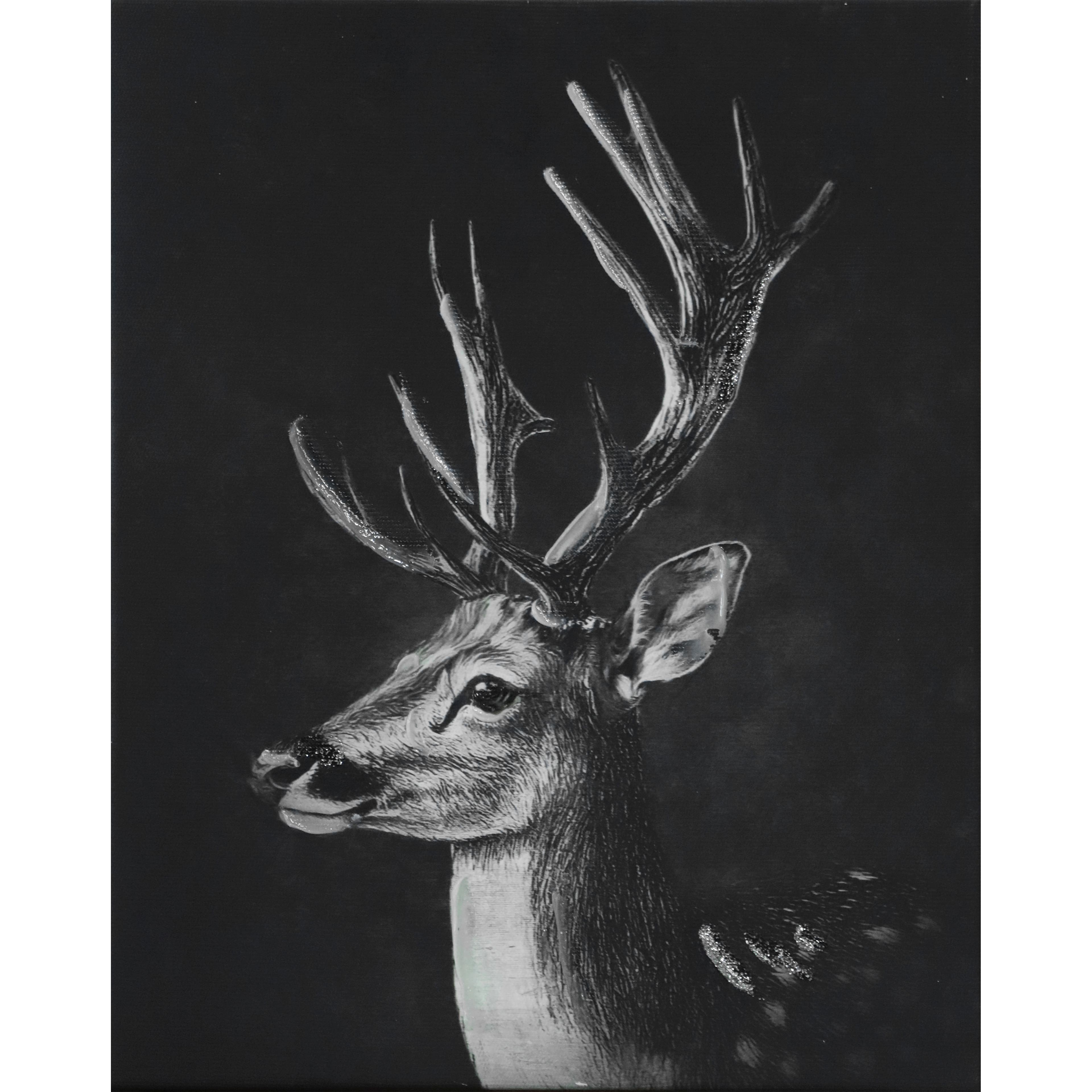 8&#x22; x 10&#x22; Reindeer Canvas Wall D&#xE9;cor by Ashland&#xAE;