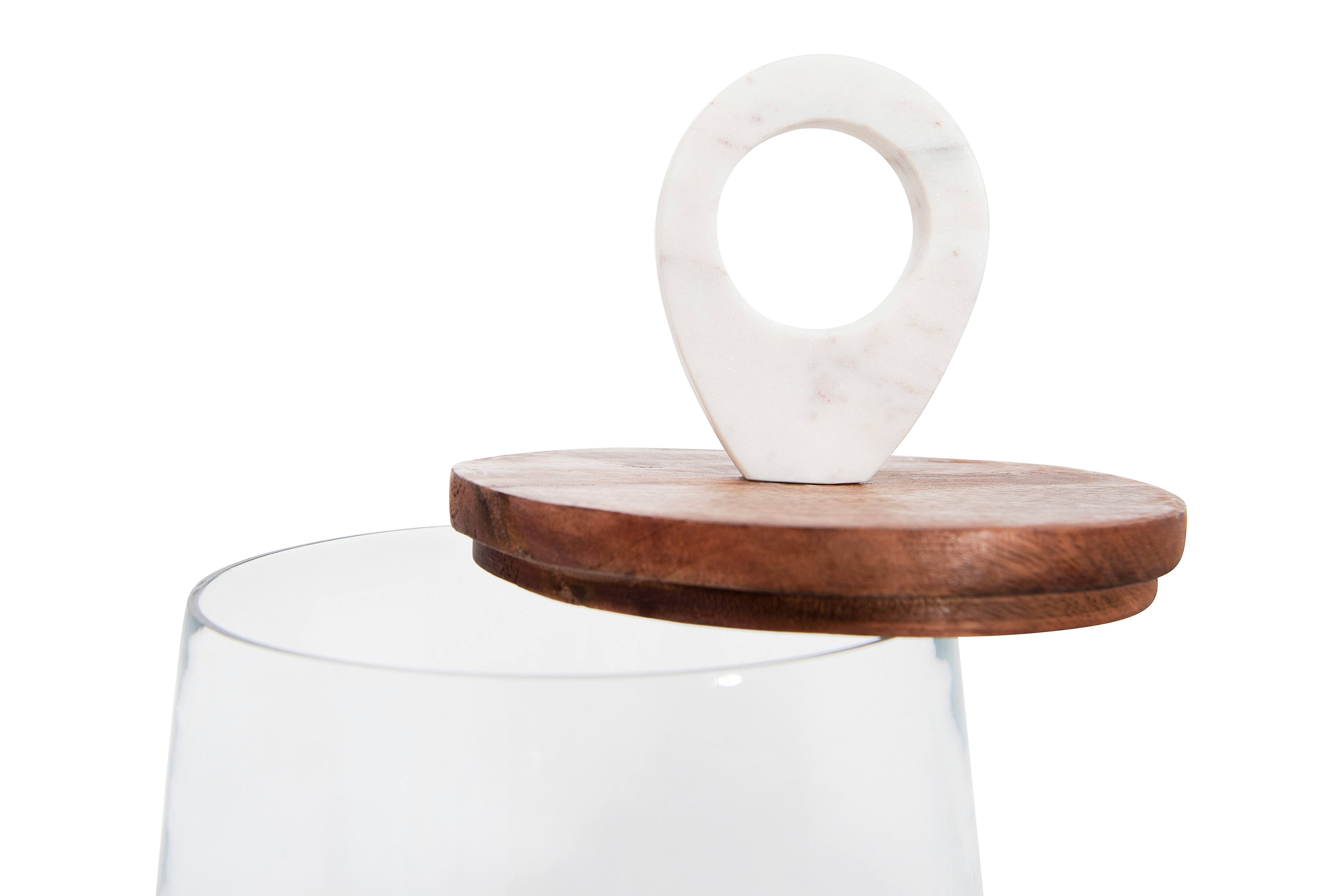 Hello Honey&#xAE; 15&#x22; Round Clear Glass Jar with Lid