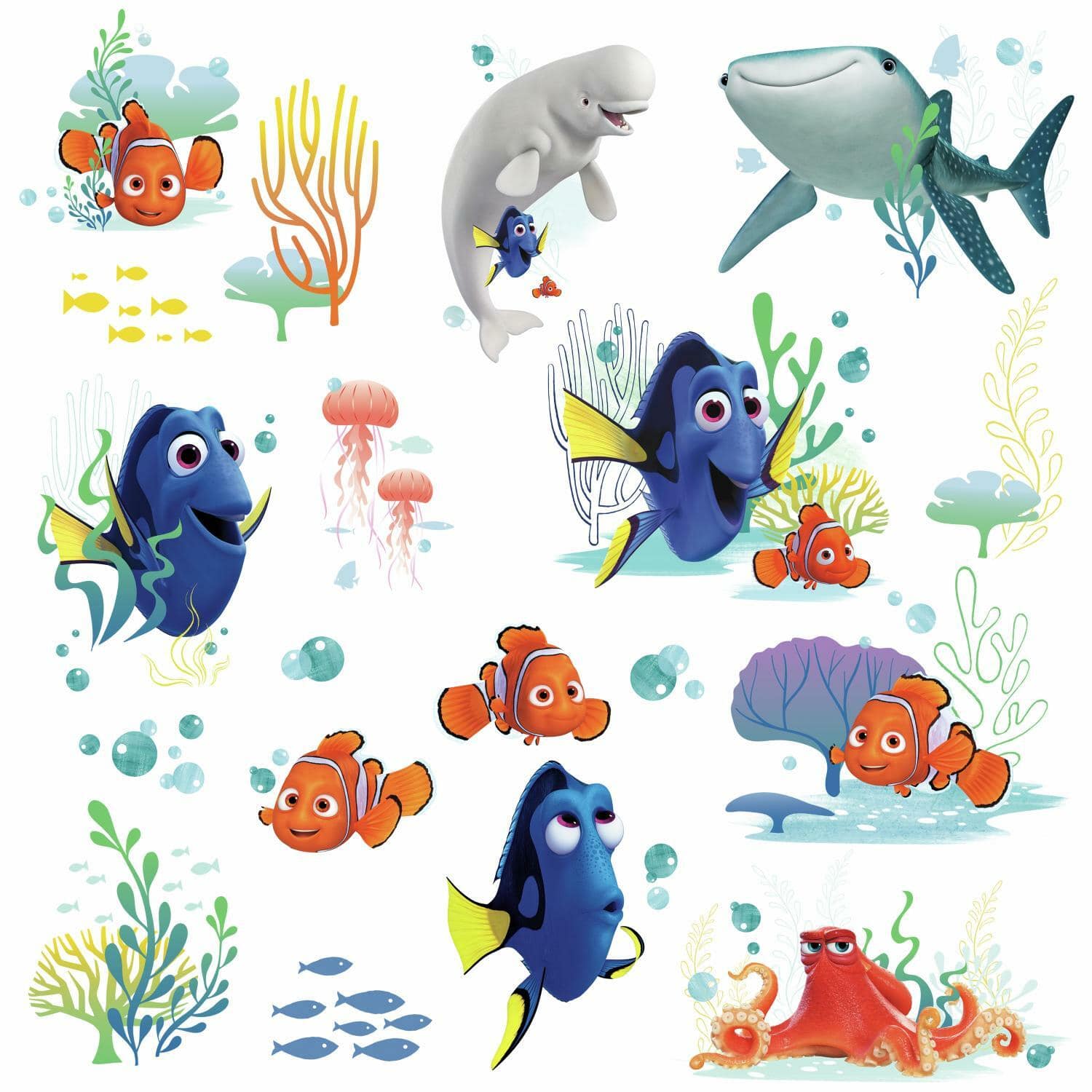 RoomMates Finding Dory Peel &#x26; Stick Wall Decals