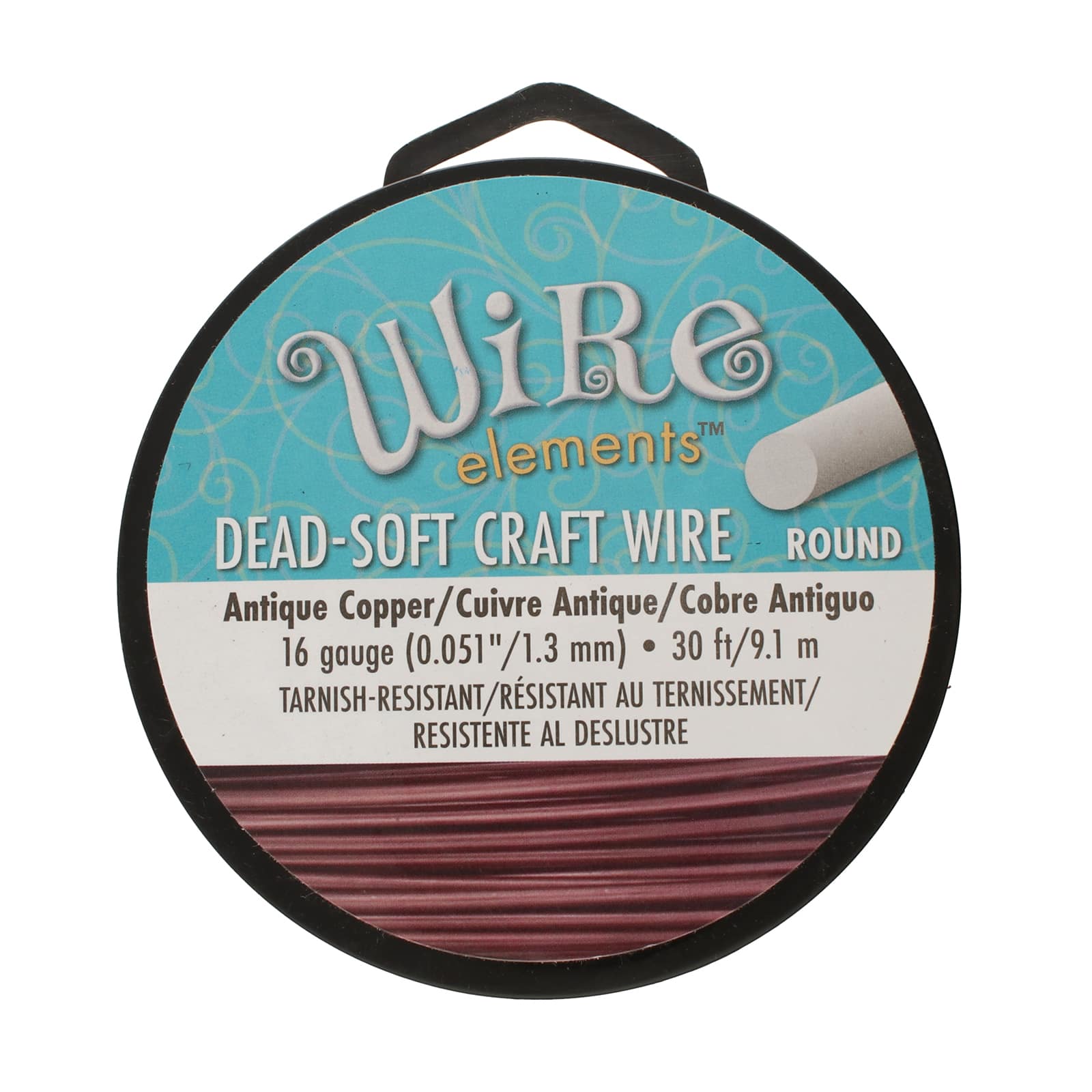 The Beadsmith Wire Elements 26 Gauge Tarnish Resistant Soft Temper Wire, 30yd. in Bare Copper | Michaels