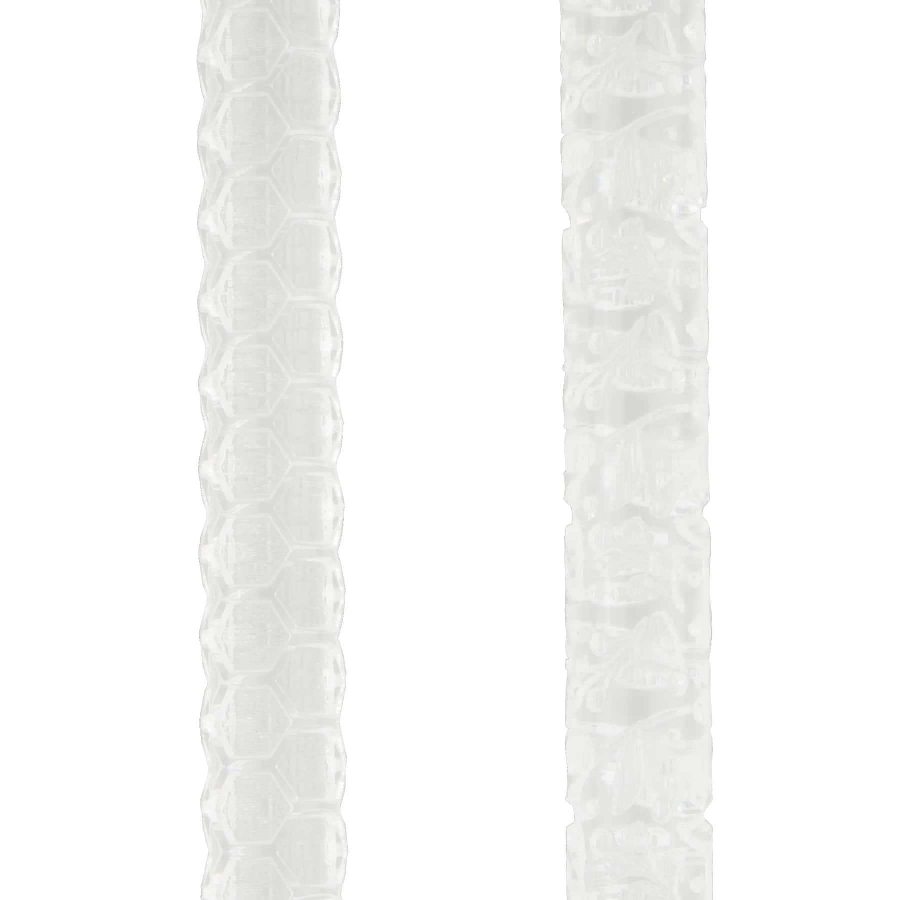 Honeycomb &#x26; Floral Decorative Acrylic Roller Set by Makery&#x2122;