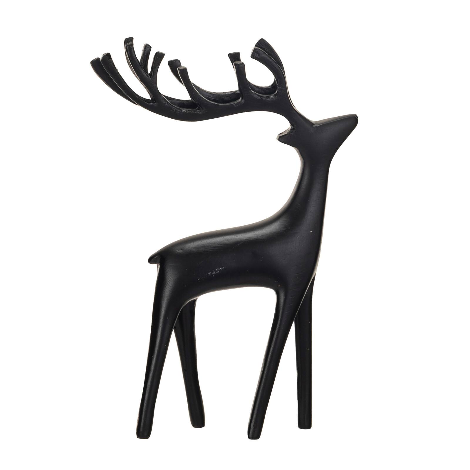 Hello Honey® 5.5" Black Decorative Standing Reindeer