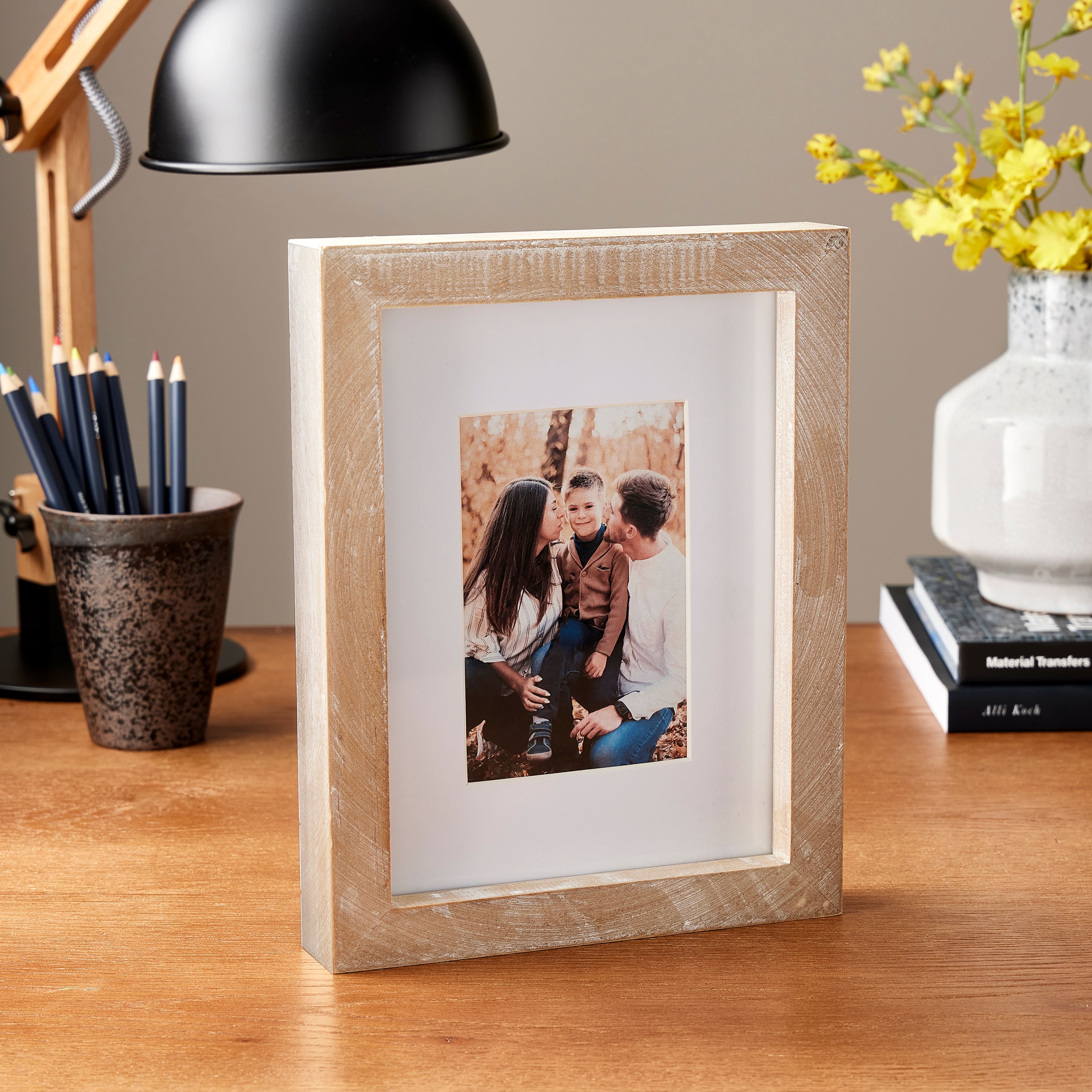 12 Pack: Rustic Wood 4&#x22; x 6&#x22; Frame with Mat, Expressions&#x2122; by Studio D&#xE9;cor&#xAE;