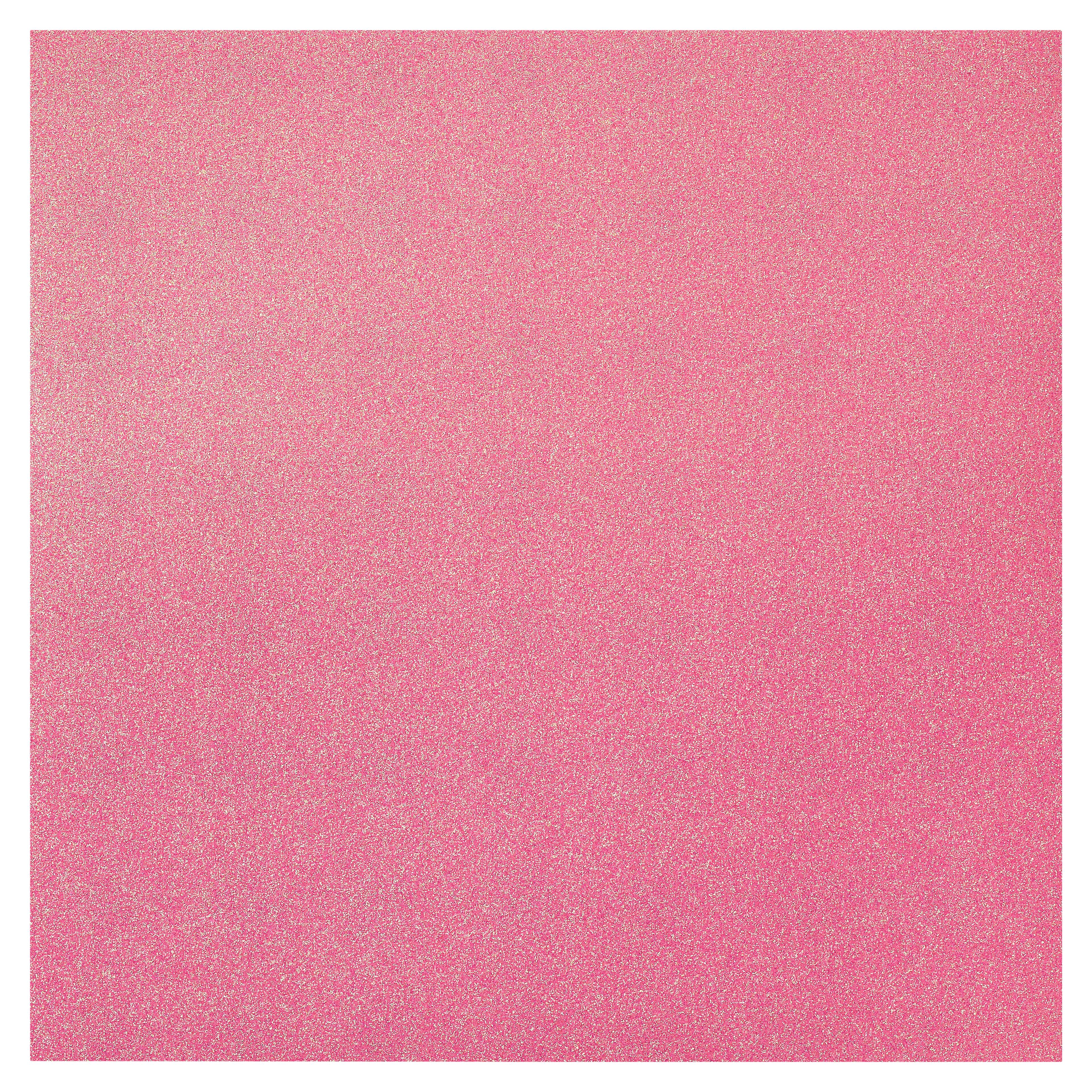 Pink Magical Glitter Paper by Recollections®, 12" x 12"