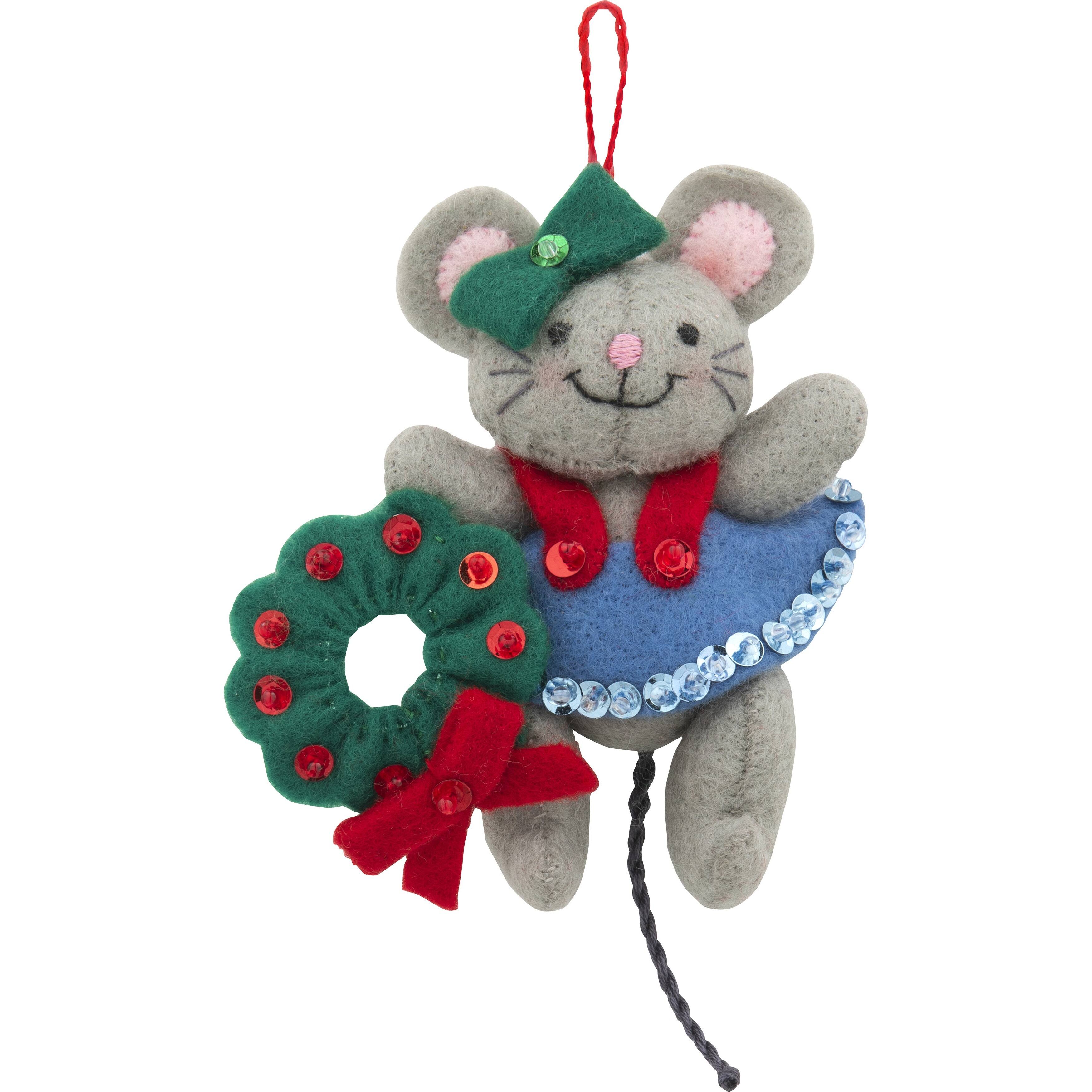 Bucilla&#xAE; Night Before Christmas Felt Ornaments Applique Kit Set
