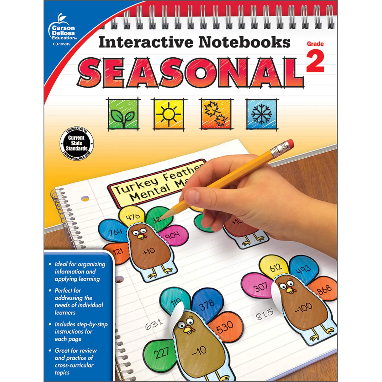 Purchase the Interactive Notebooks: Seasonal Resource Book, Grade 2 at Michaels