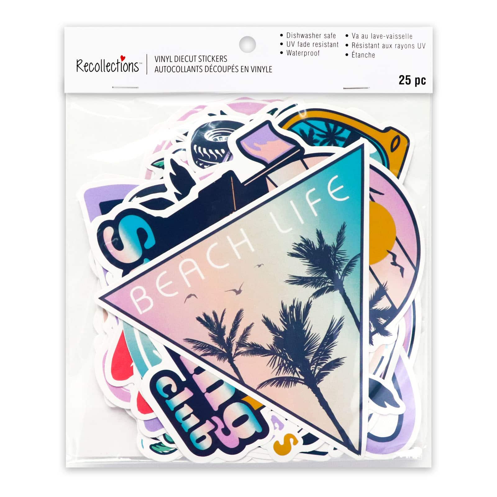 Vinyl Diecut Beach Sticker Set by Recollections&#x2122;