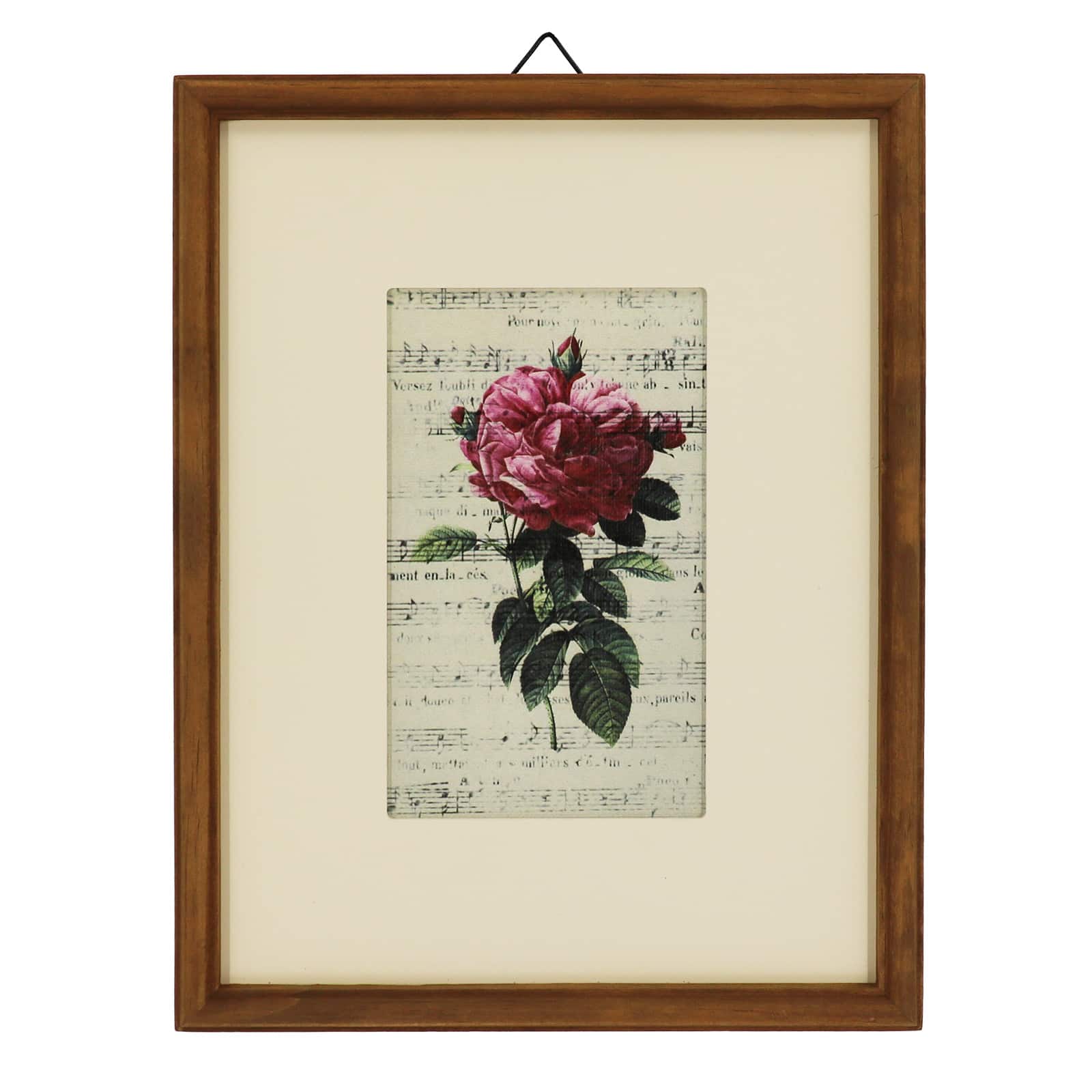 10&#x22; x 13&#x22; Rose Sheet Music Wall D&#xE9;cor by Ashland&#xAE;