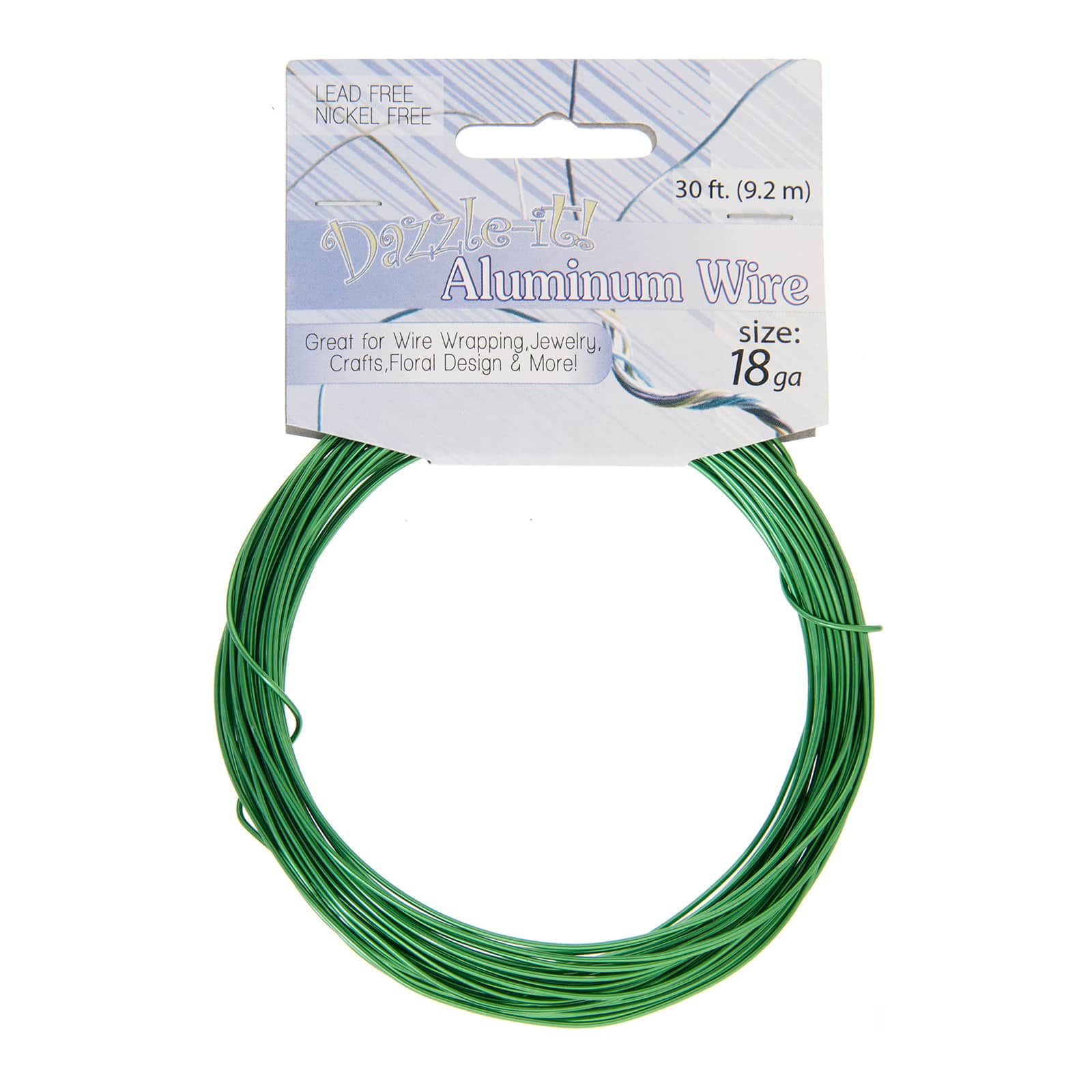 John Bead 18 Gauge Aluminum Jewelry Wire, 30ft.