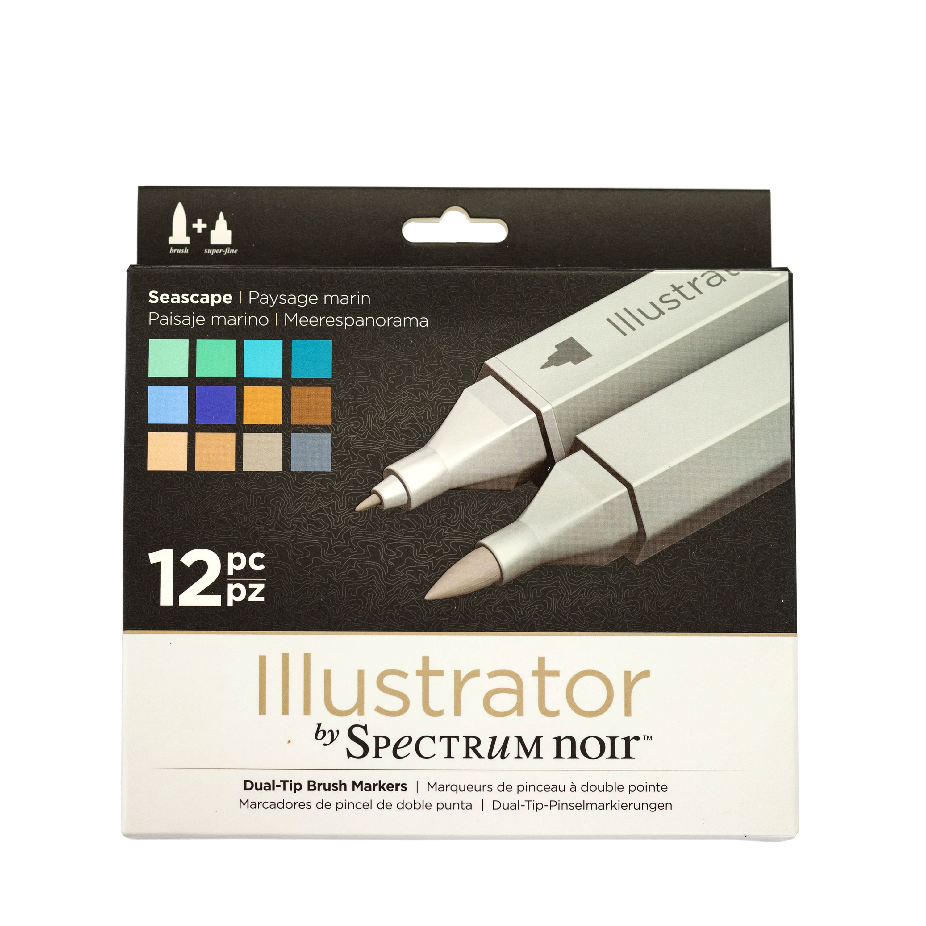 Spectrum Noir&#x2122; Illustrator Seascape Dual-Tip Brush Markers