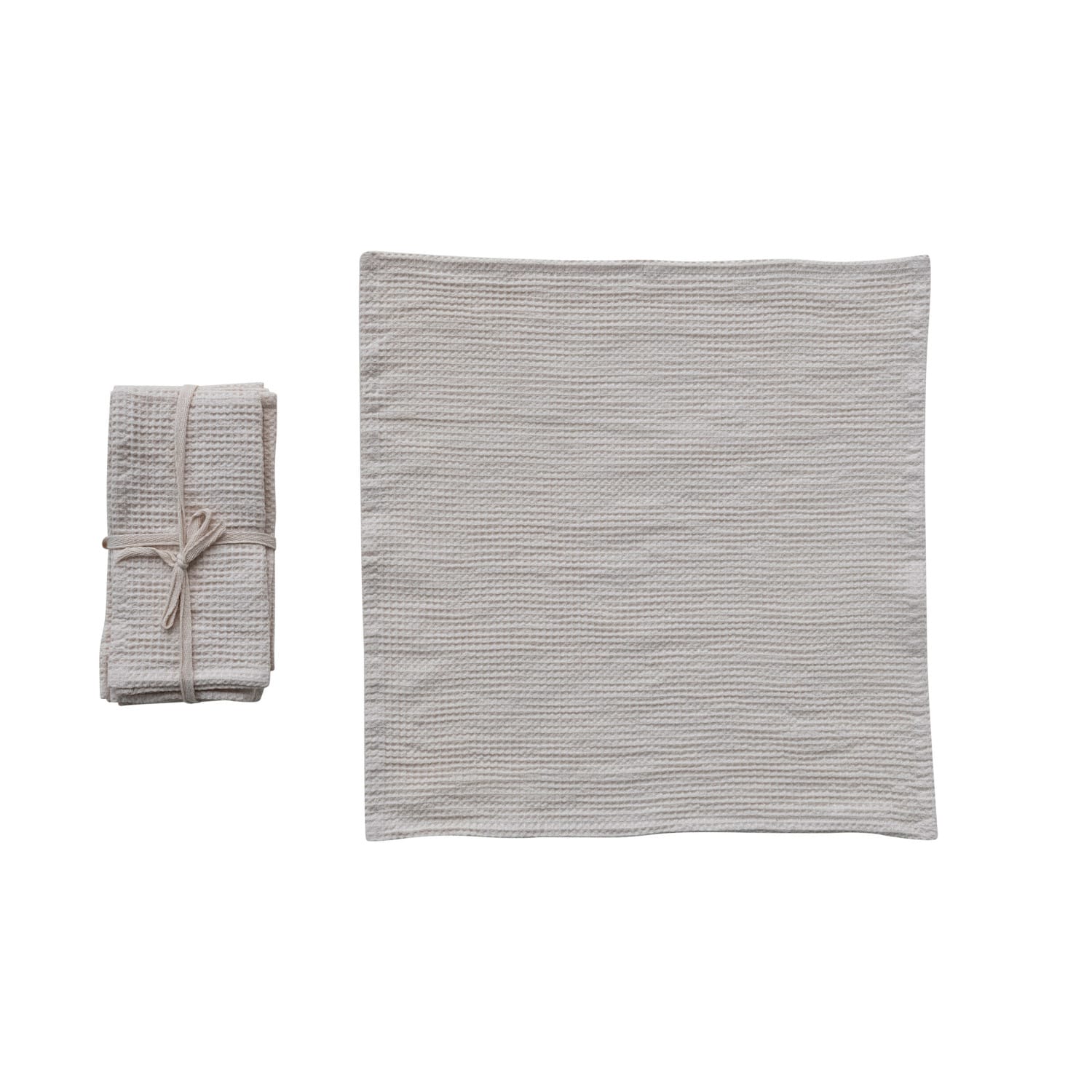 Woven Linen &#x26; Cotton Waffle Dinner Napkins, 4ct.