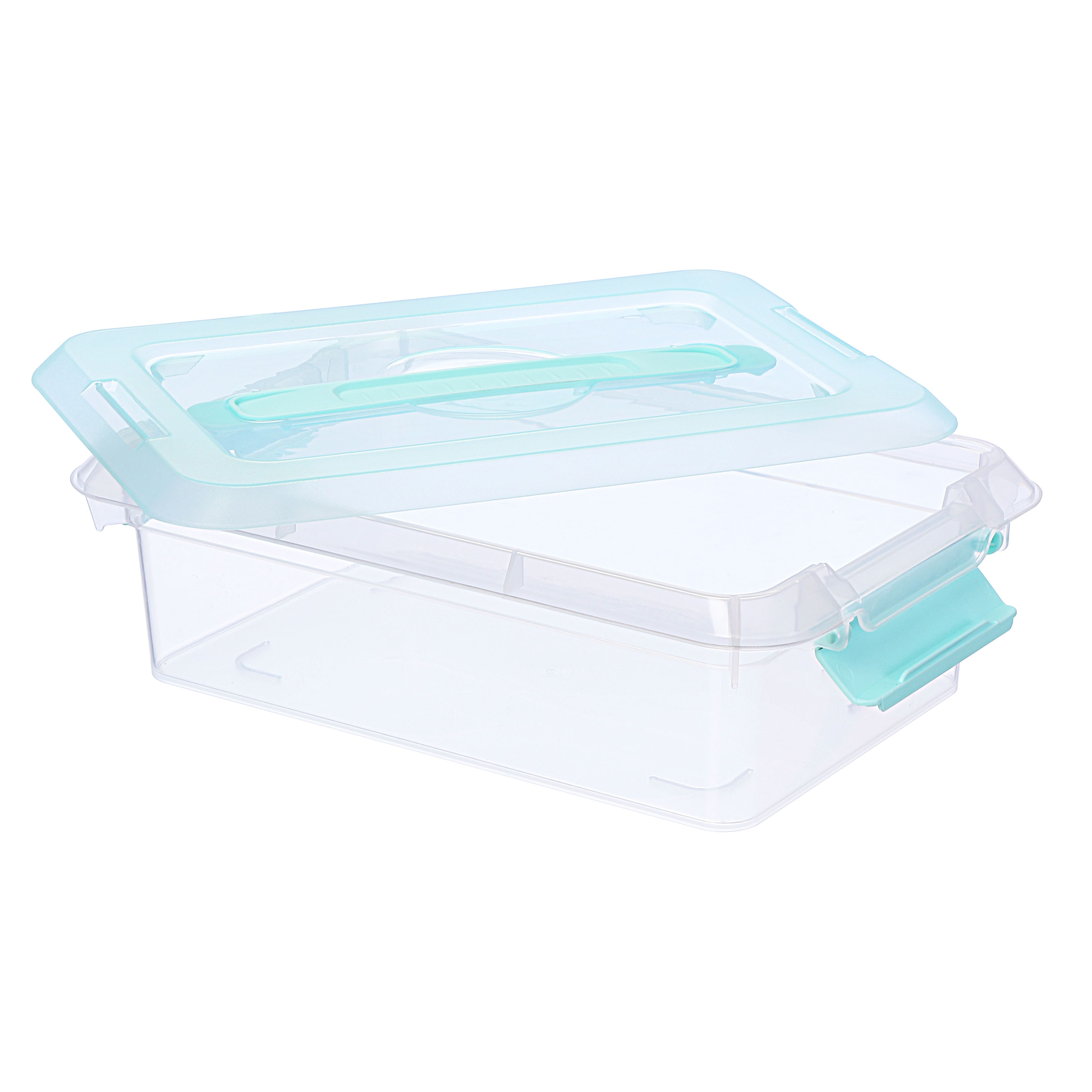 6 Pack: 3.4qt. Storage Bin with Lid by Simply Tidy™
