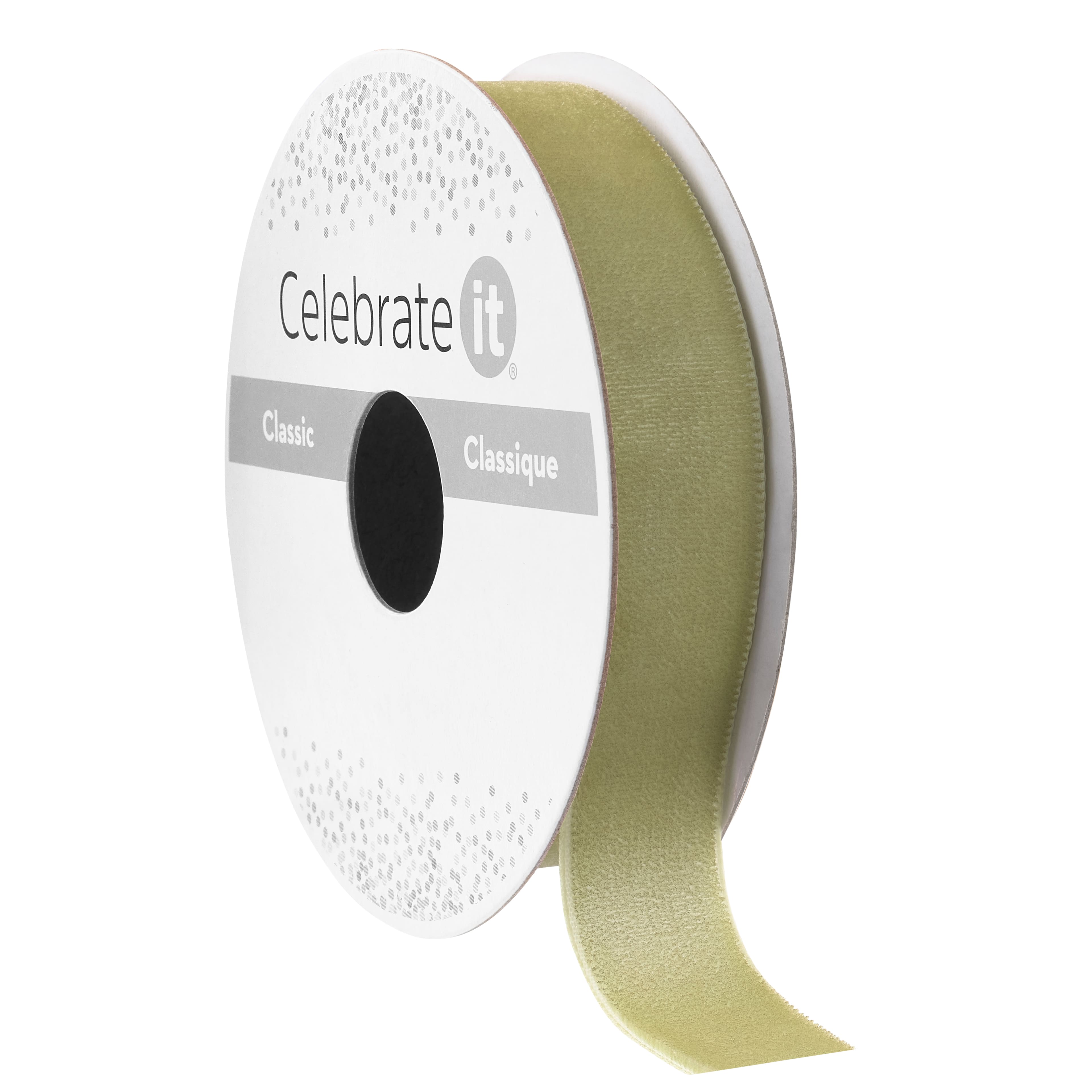 5/8&#x22; x 3yd. Velvet Ribbon by Celebrate It&#x2122; Classic