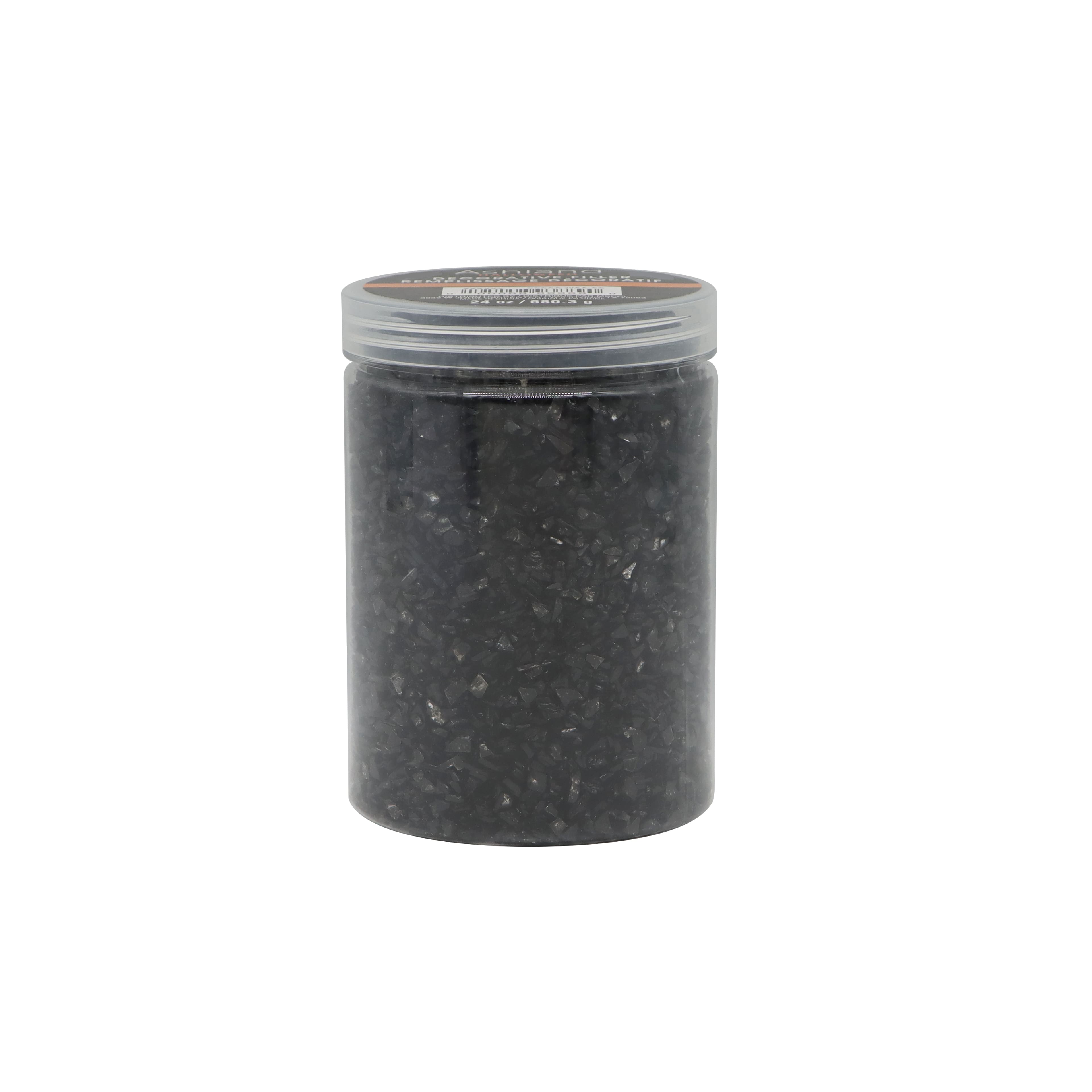24oz. Black Micro Crushed Glass Decorative Filler by Ashland®