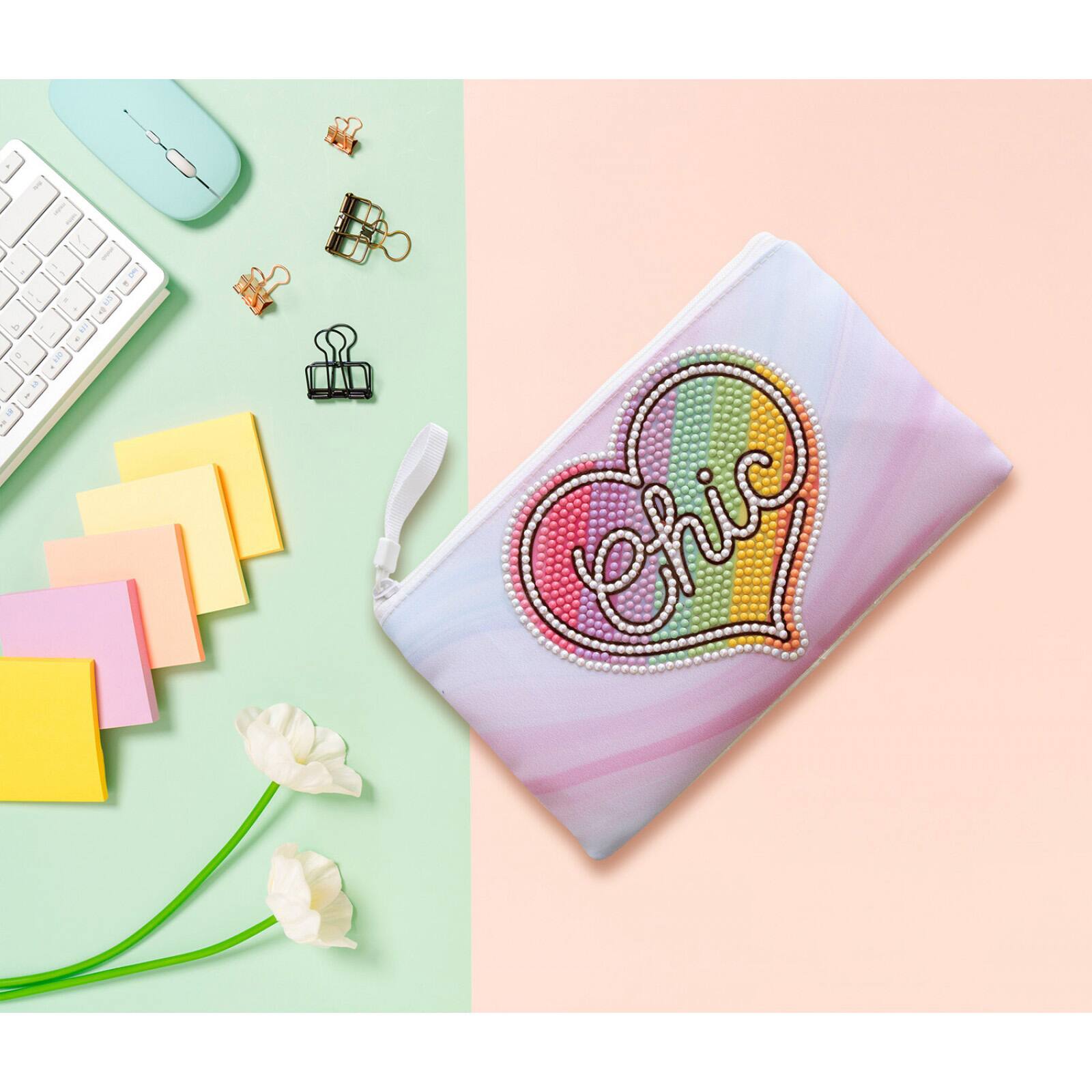 Diamond Dotz® Beginner Chic Zipper Pouch Diamond Painting Kit