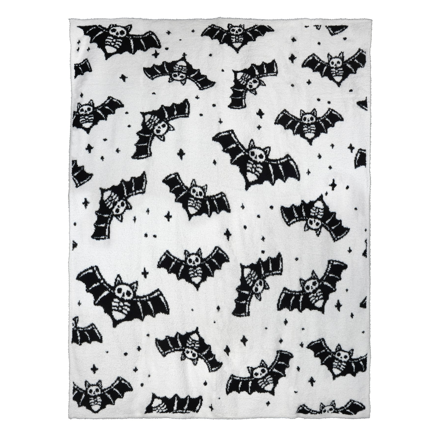 60&#x22; Black &#x26; White Bat Throw Blanket by Ashland&#xAE;