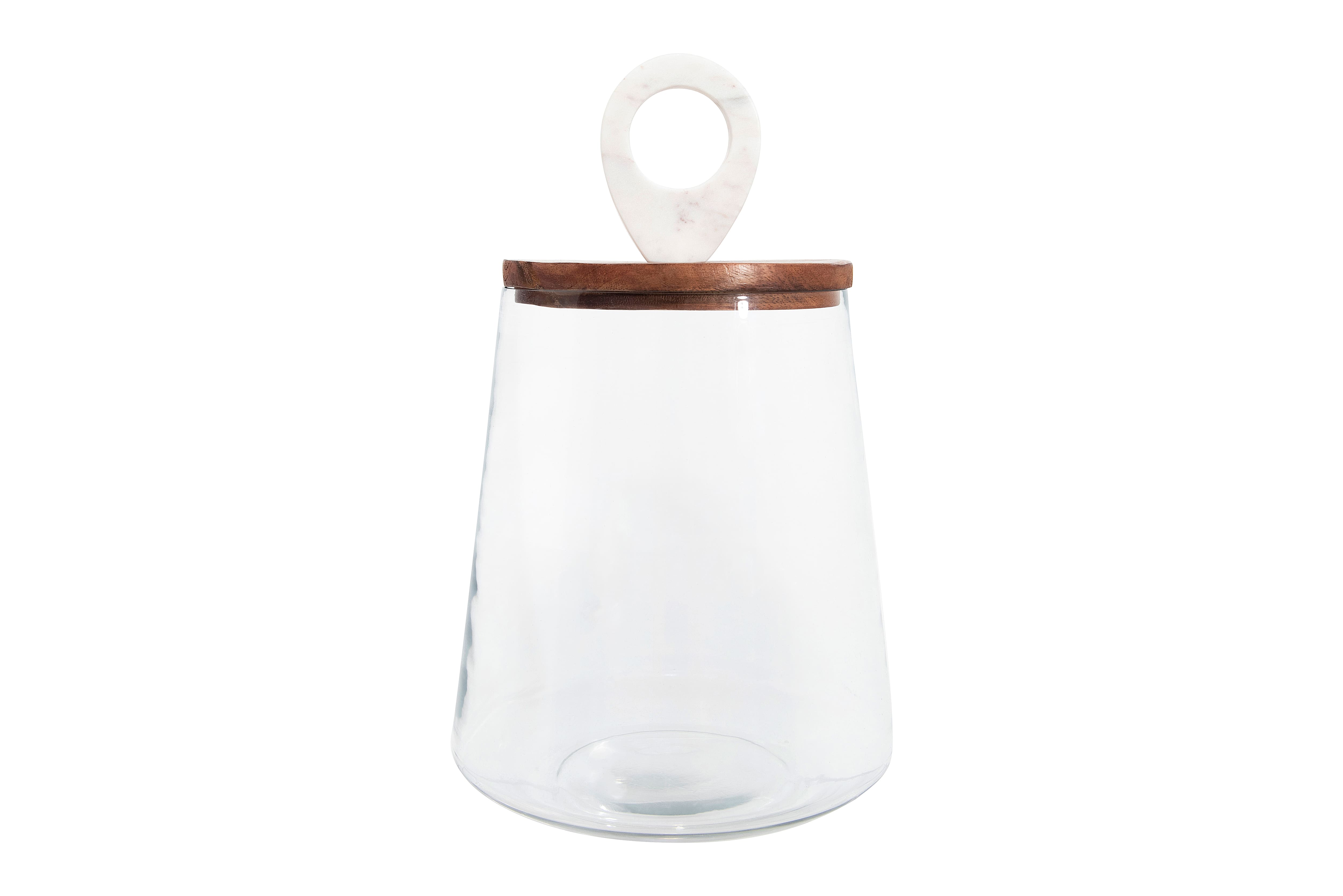 Hello Honey&#xAE; 15&#x22; Round Clear Glass Jar with Lid