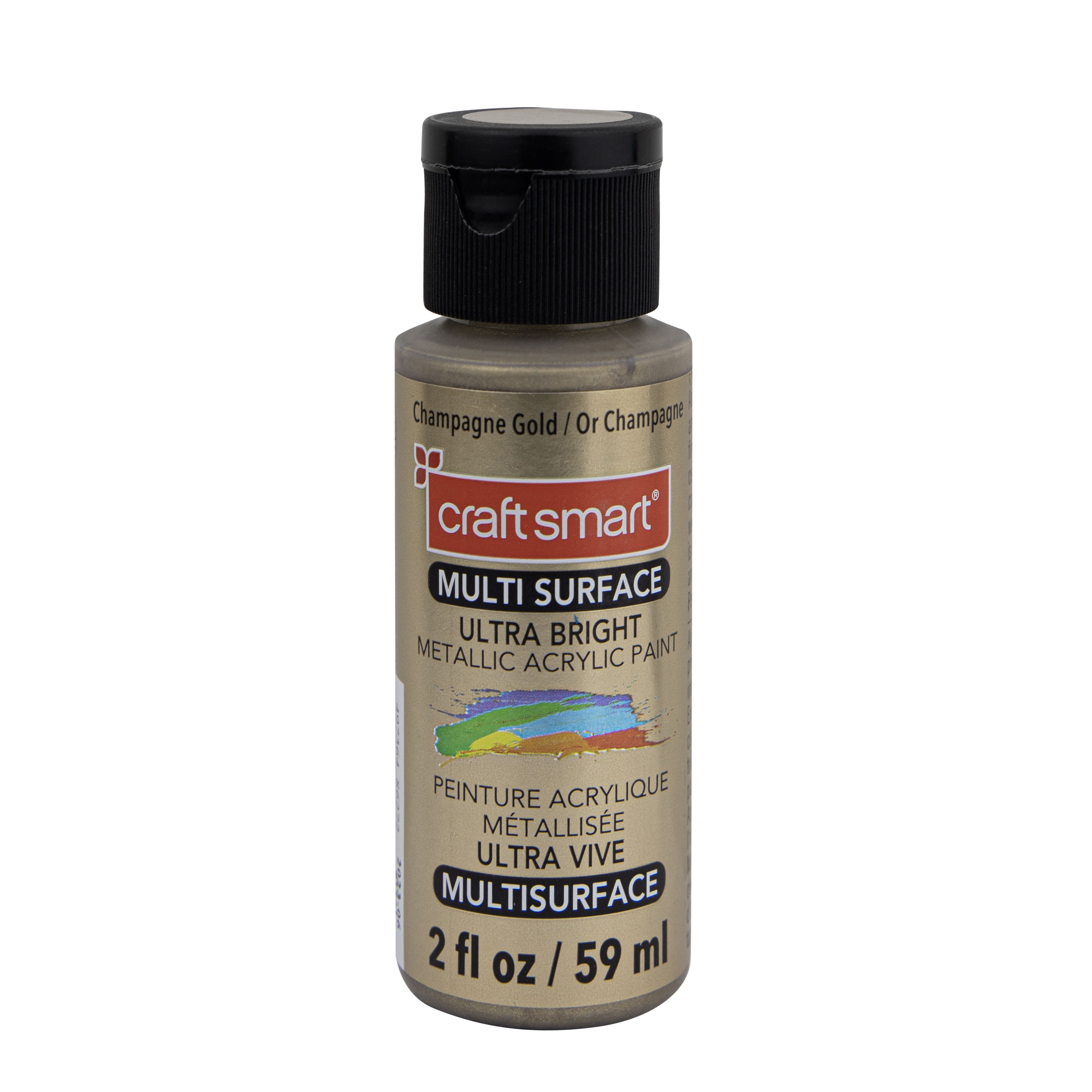 12 Pack: Premium Ultra Bright Metallic Paint by Craft Smart&#xAE;