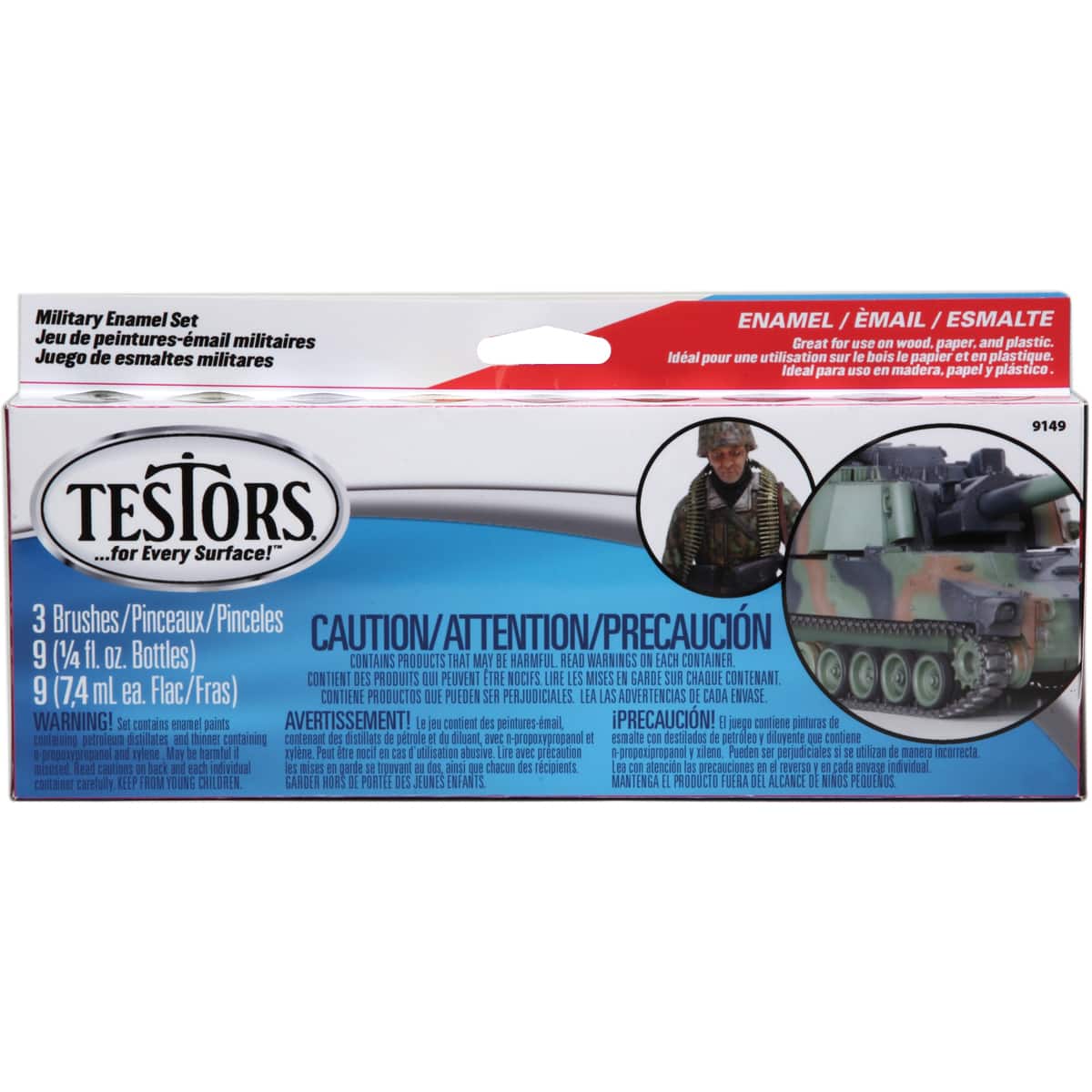 Testors Military Enamel Paint Set