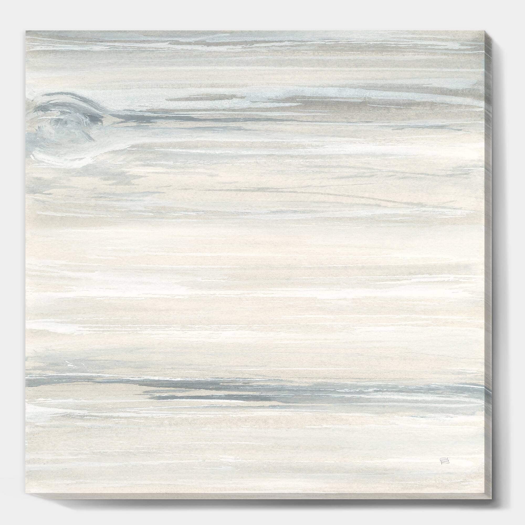 Designart - watercolor colorfields I - Glam Gallery-wrapped Canvas